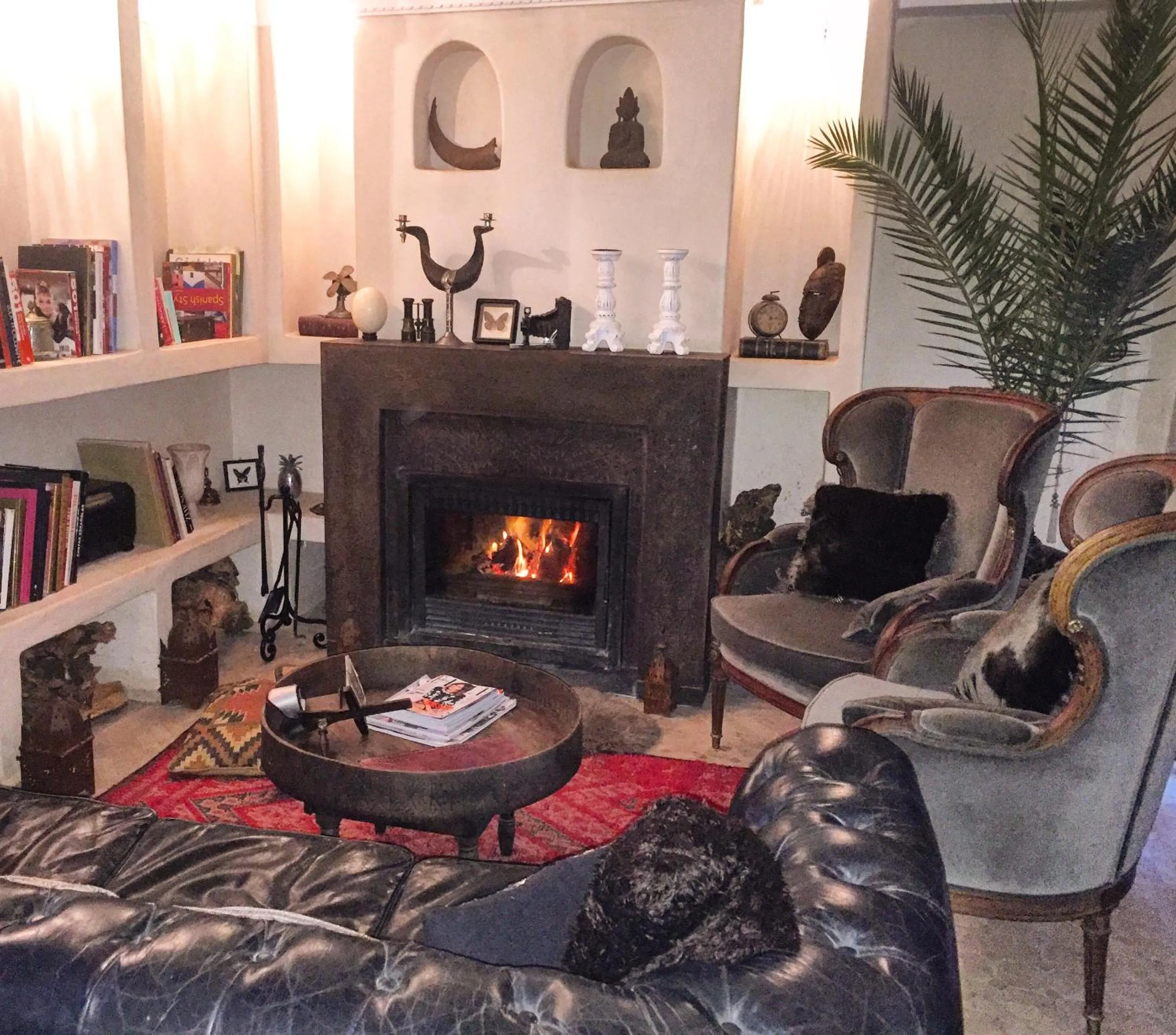 Library in Riad Palacio De Las Especias