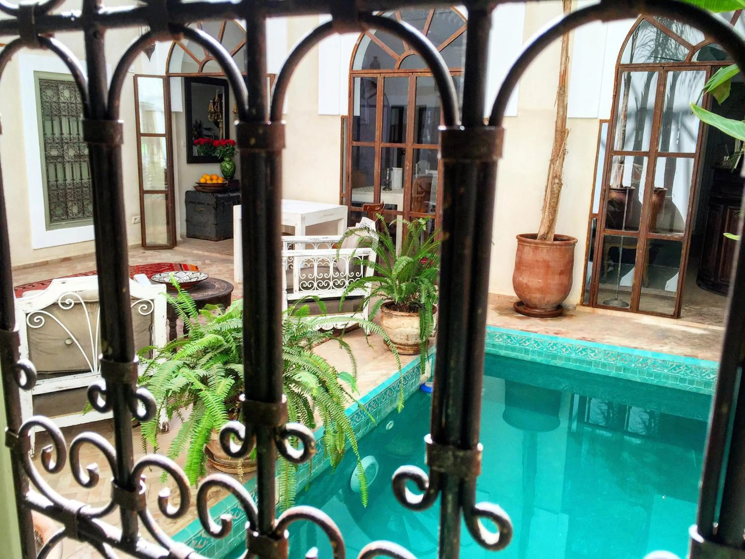 Pool view in Riad Palacio De Las Especias