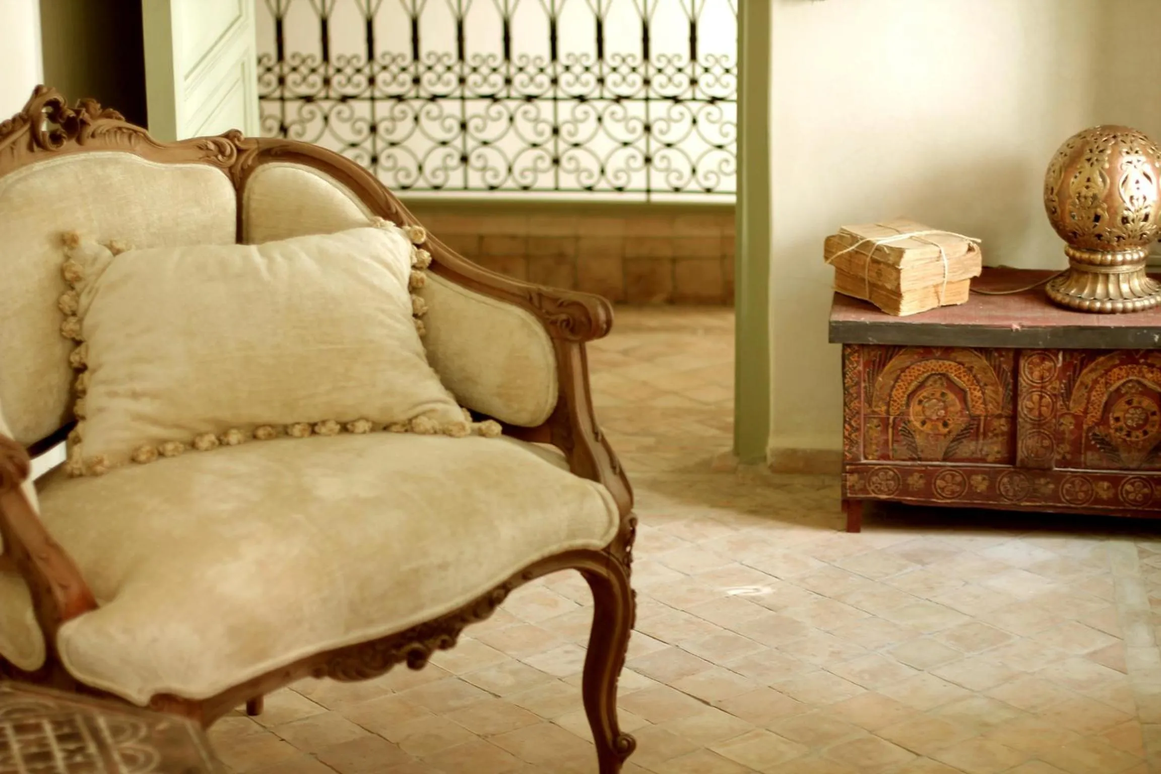 Seating area in Riad Palacio De Las Especias