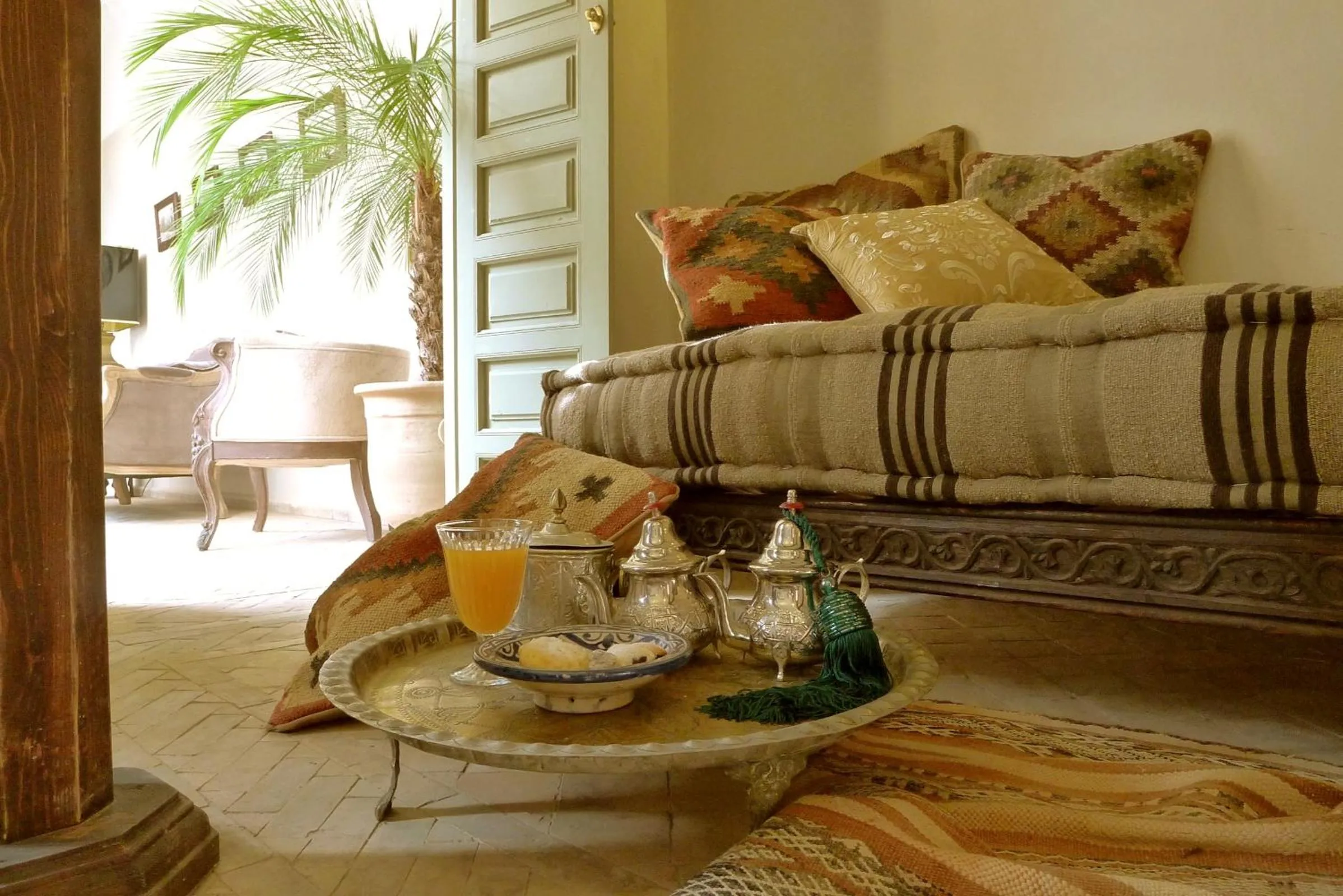 Seating area in Riad Palacio De Las Especias