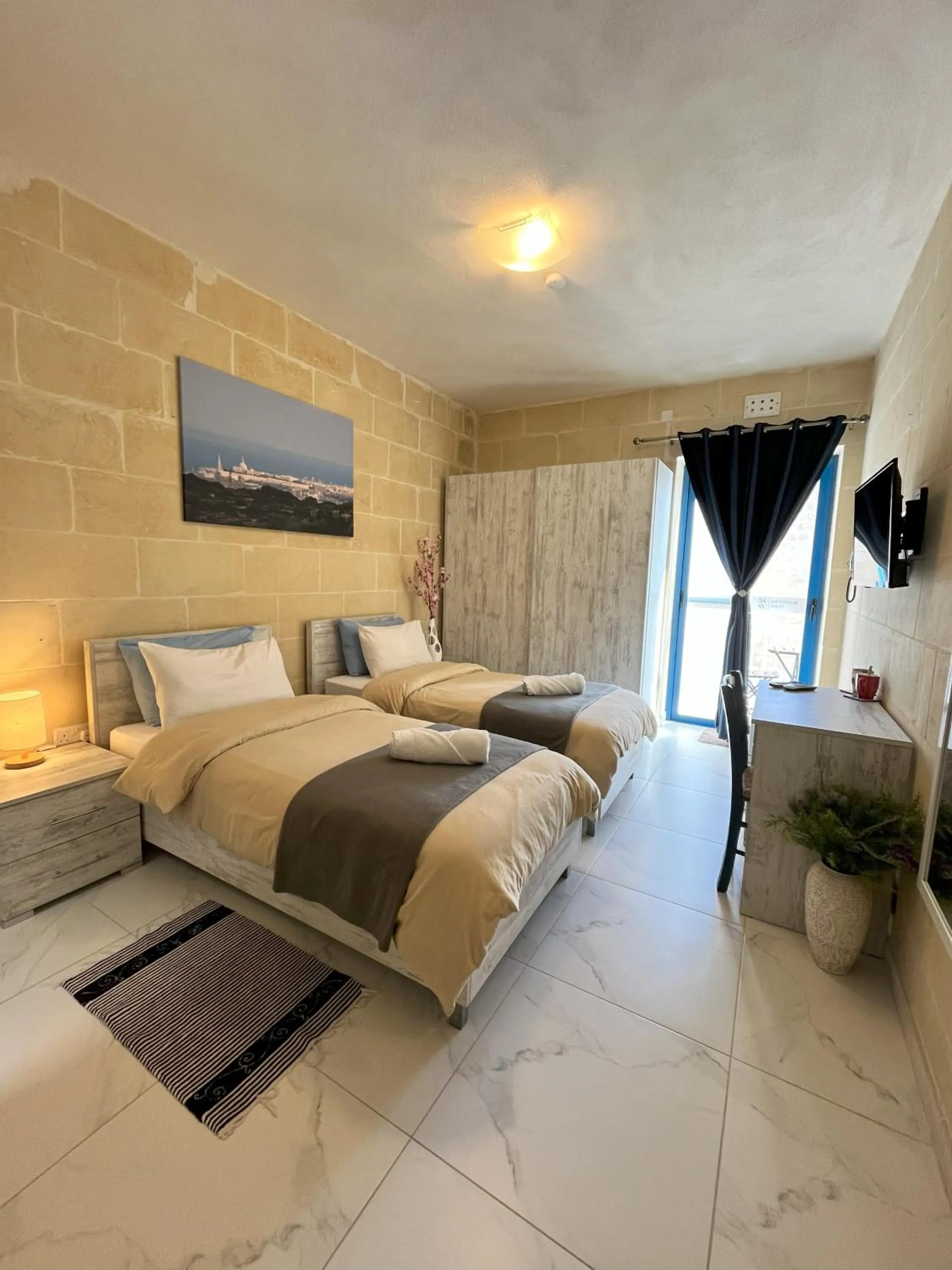 Twin Room with Terrace in Fiftyfour West Boutique Living