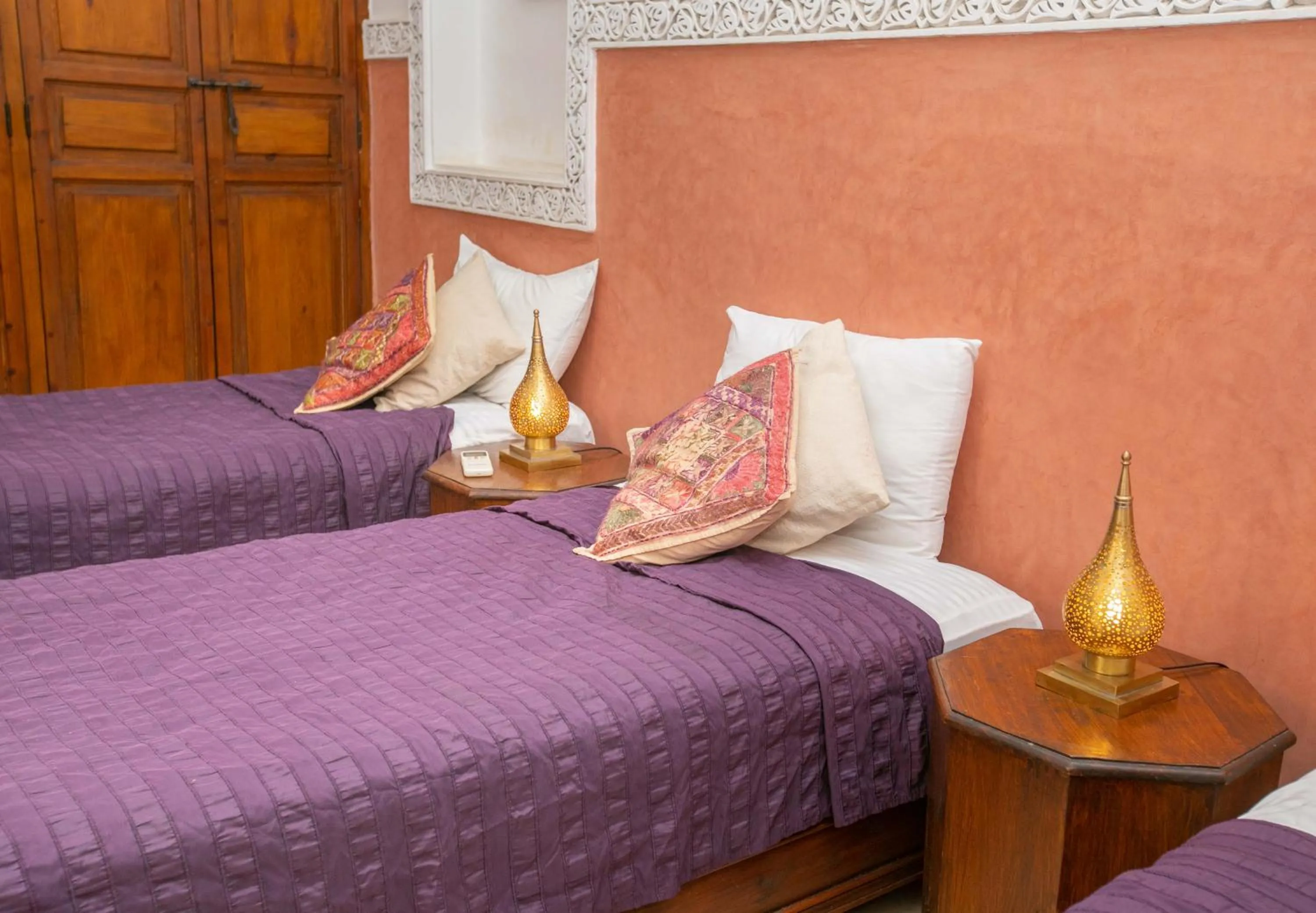 Bed in Riad Marélia