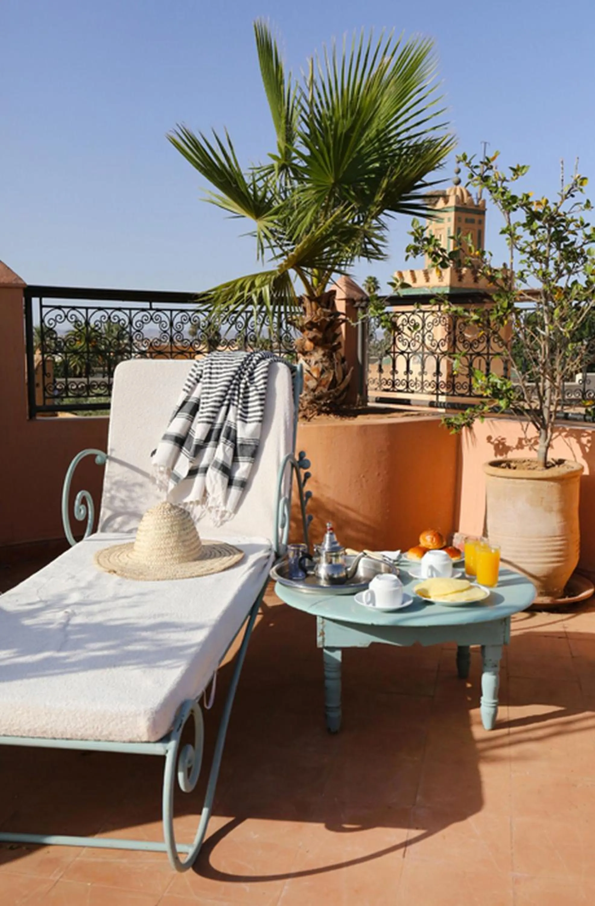 Balcony/Terrace in Riad Marélia