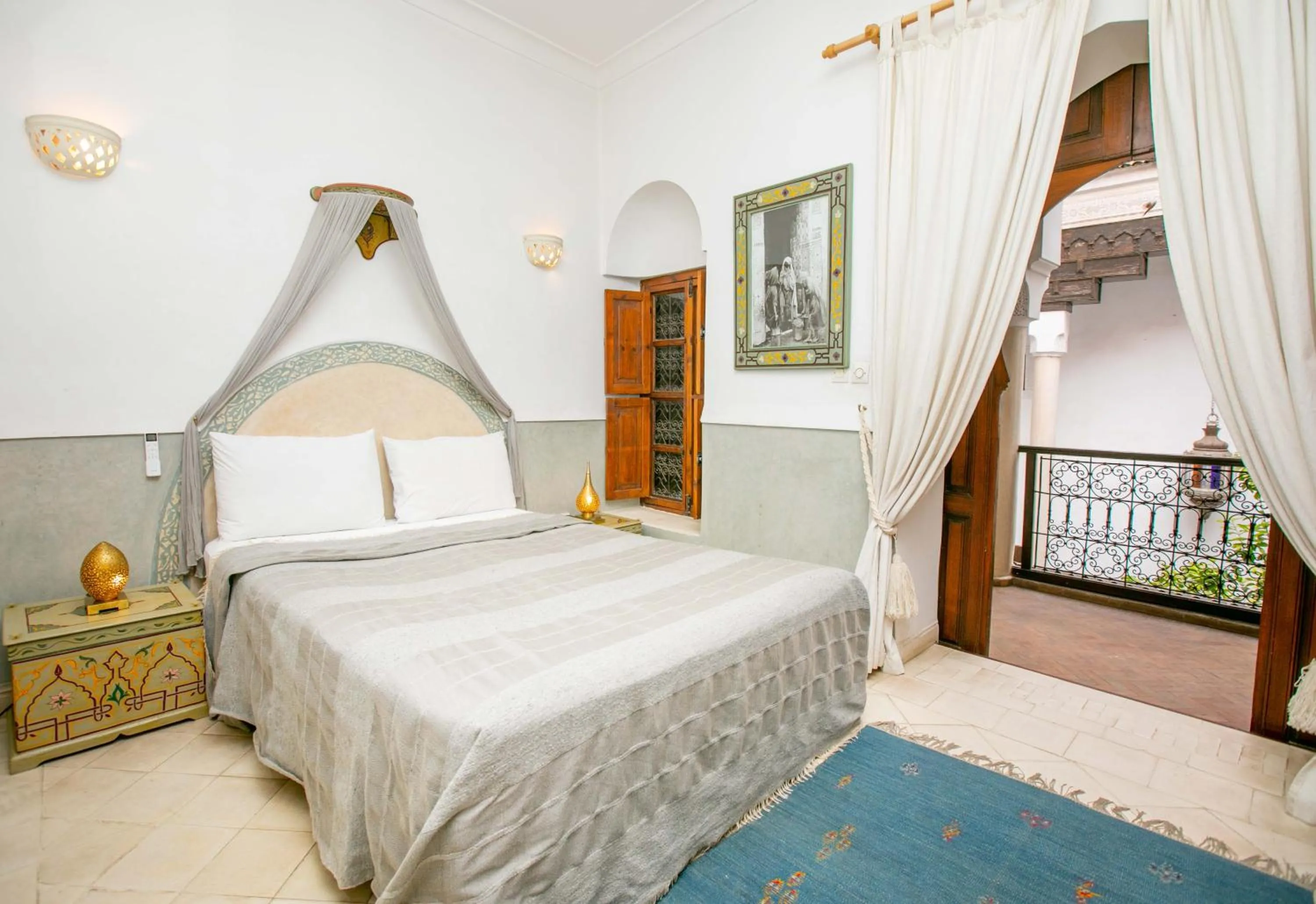 Bed in Riad Marélia