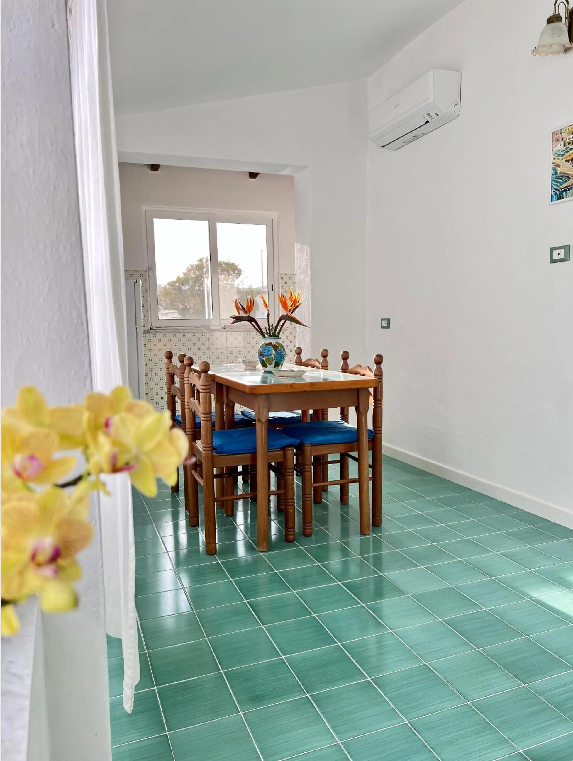 Dining area in Villa Egidio