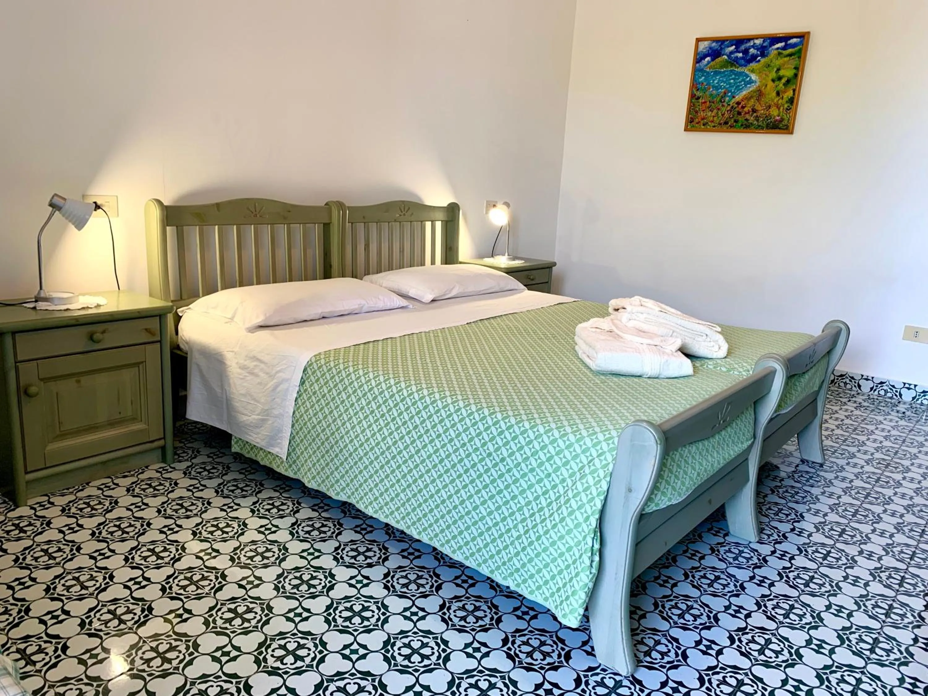 Bed in Villa Egidio