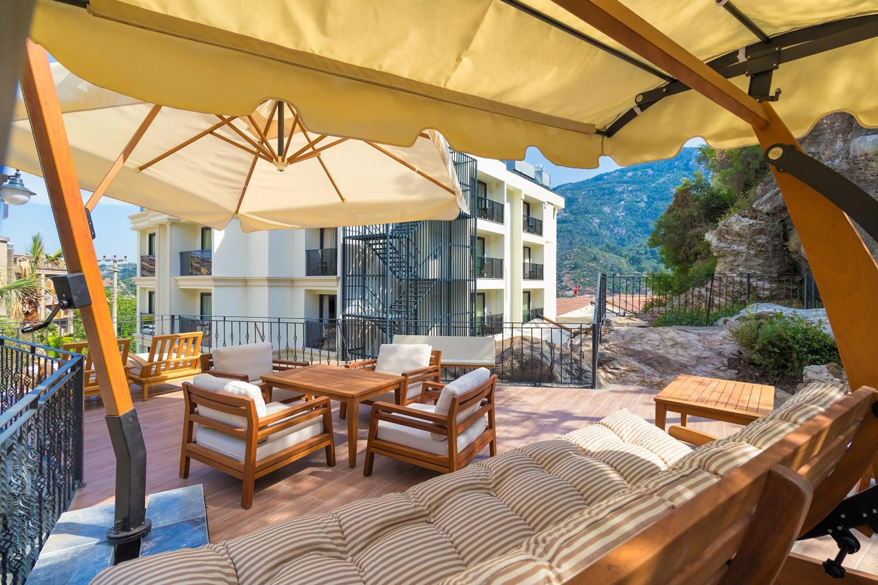 Patio in AMOSSİA Elite Boutique Hotel