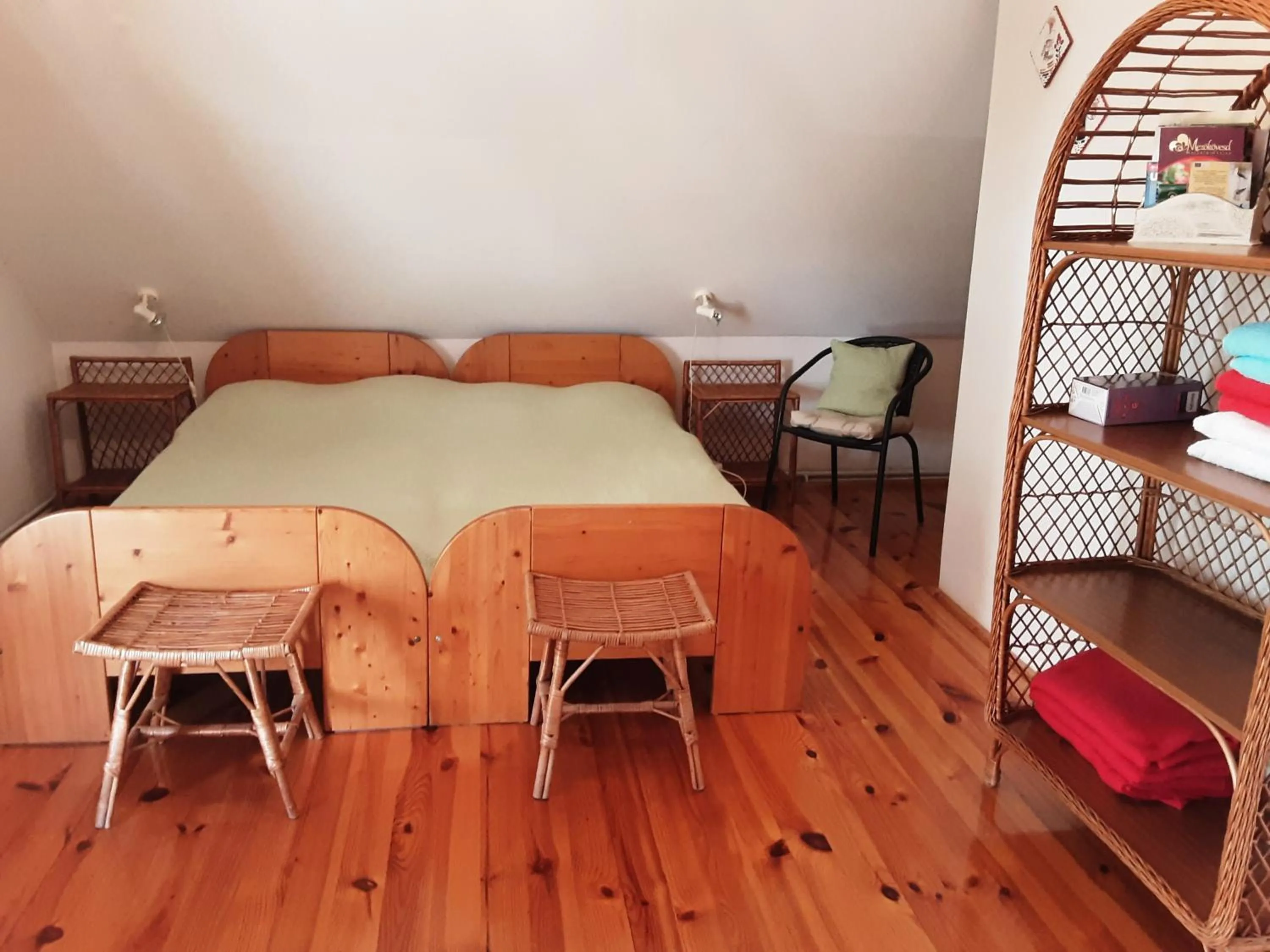 Bedroom, Bed in Herberg Tisza