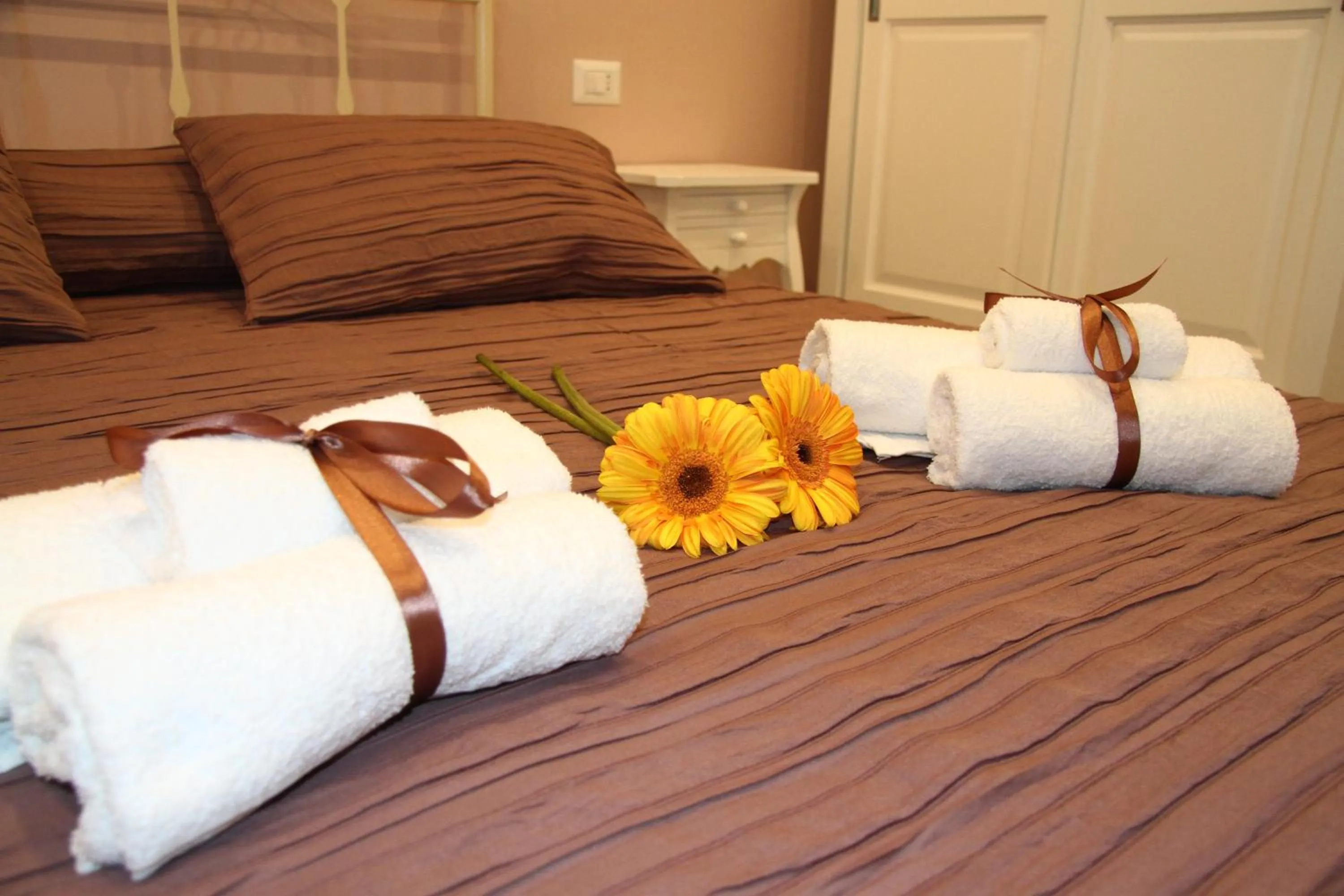 Bed in B&B Paestum Sea and Rooms