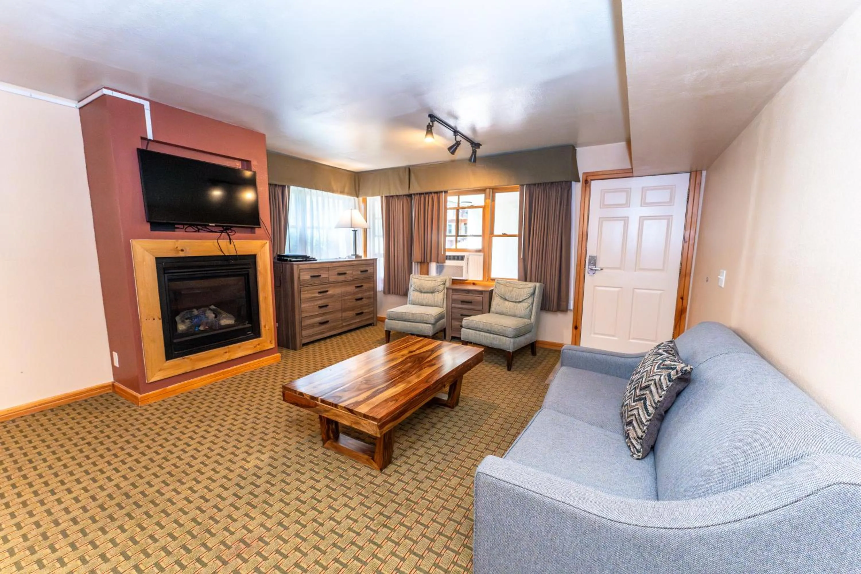 fireplace in Appenzell Inn