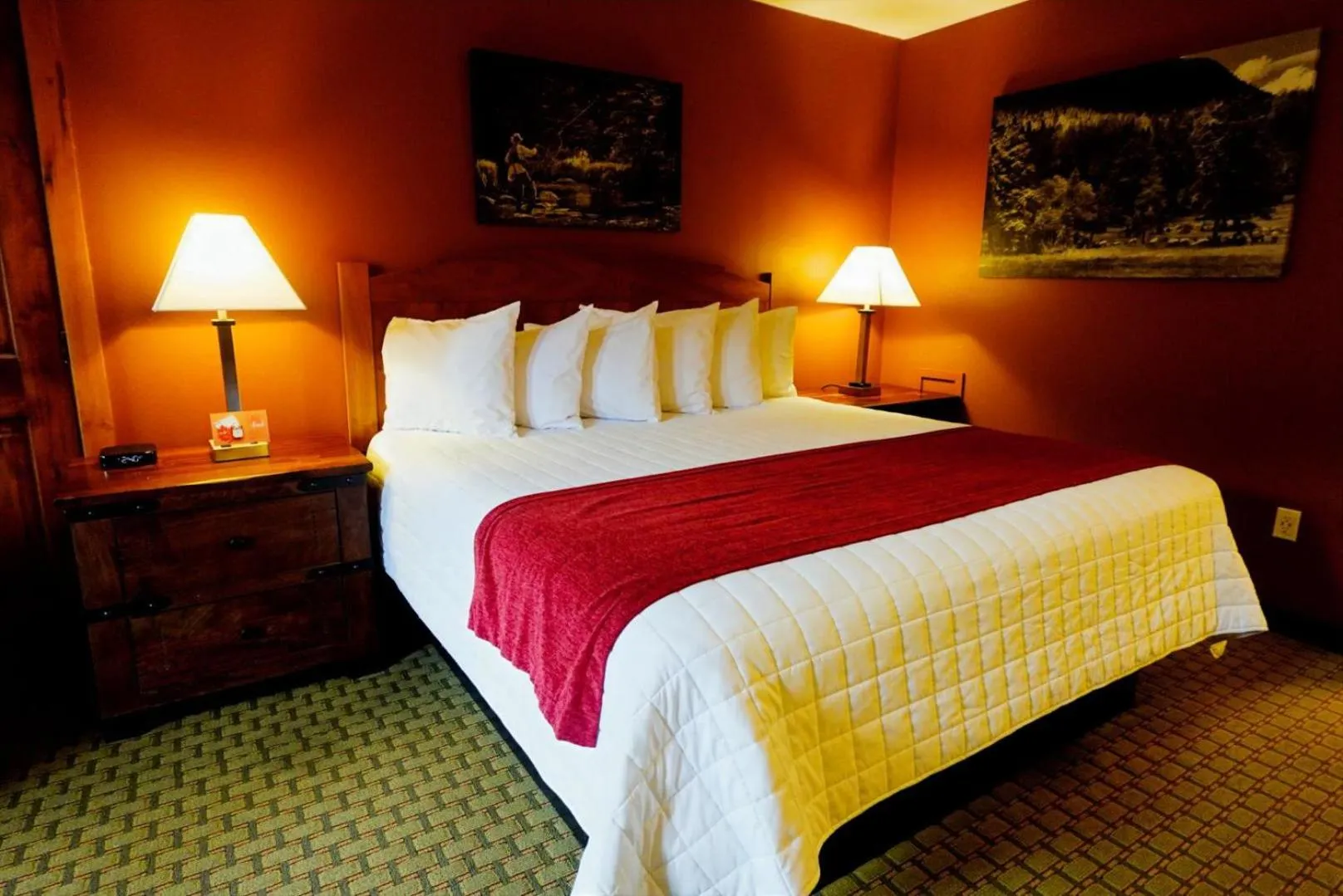 Bed in Silver Moon Inn