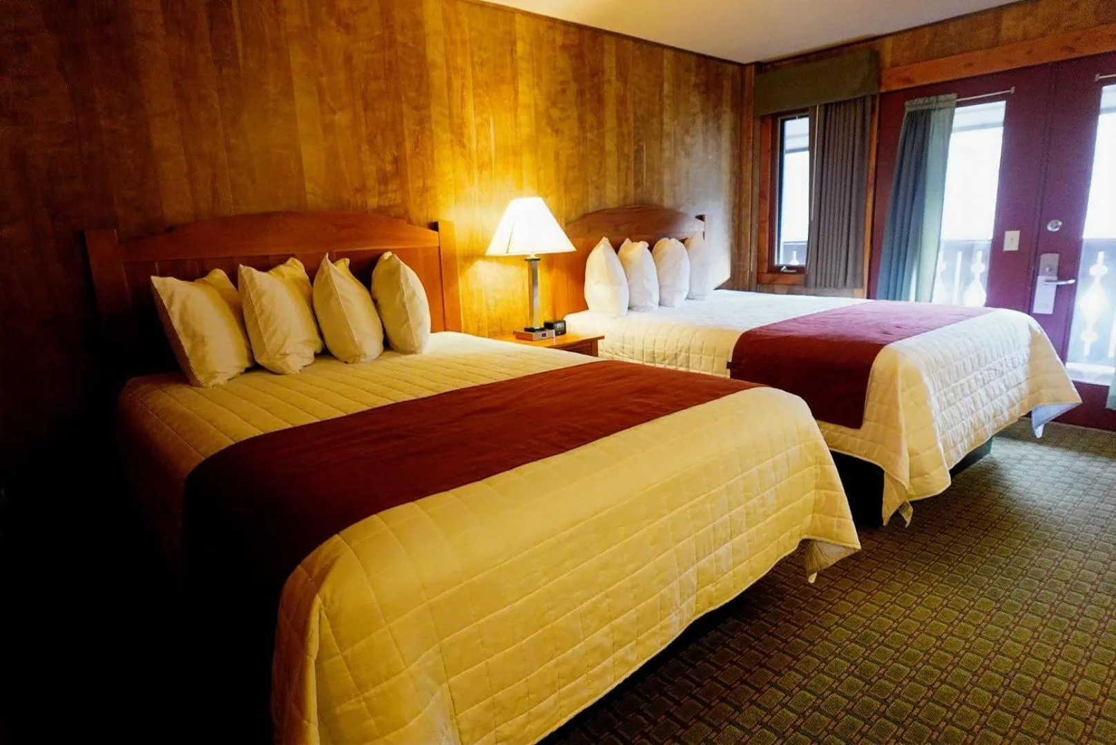 Bed in Silver Moon Inn