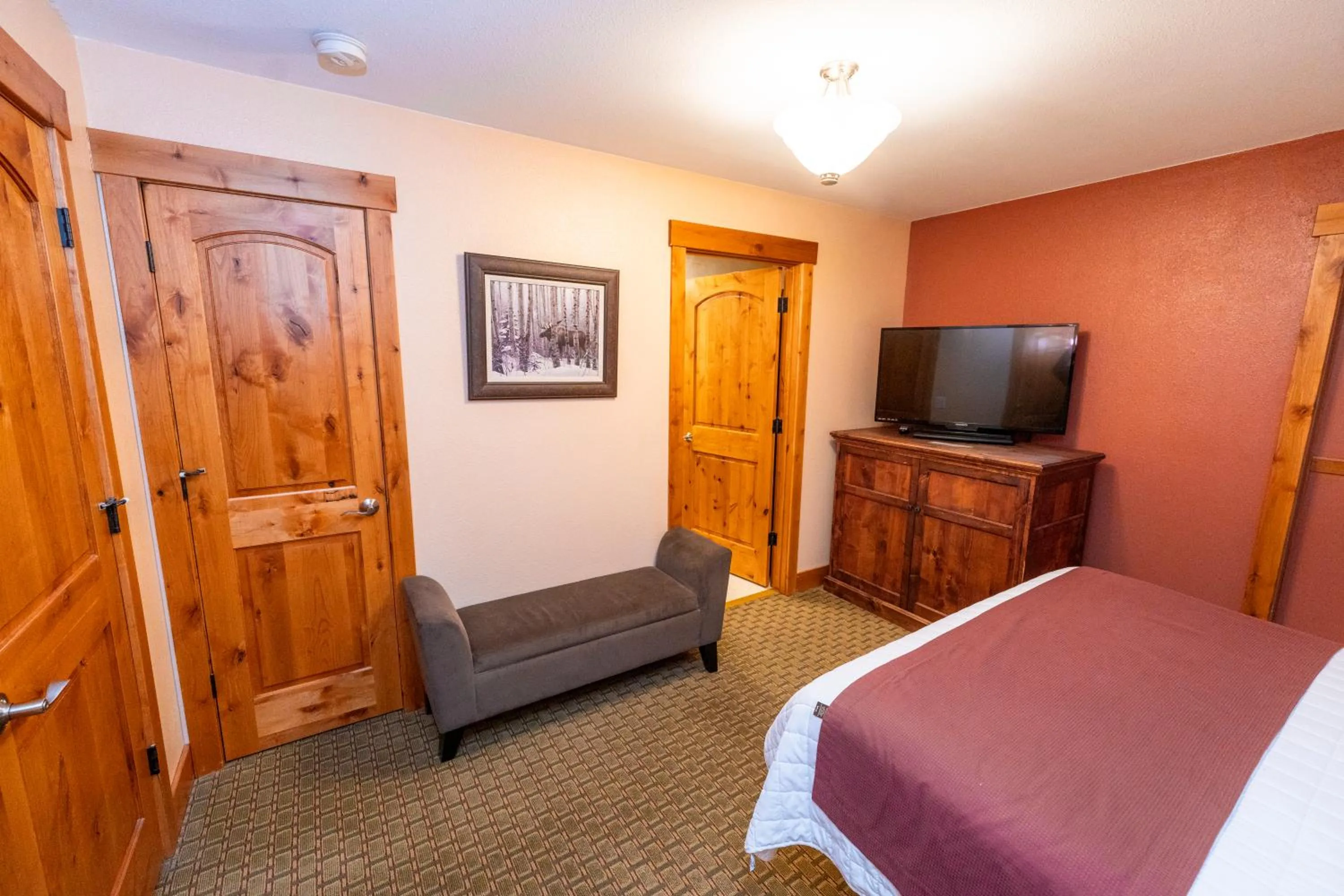 Bed in Silver Moon Inn