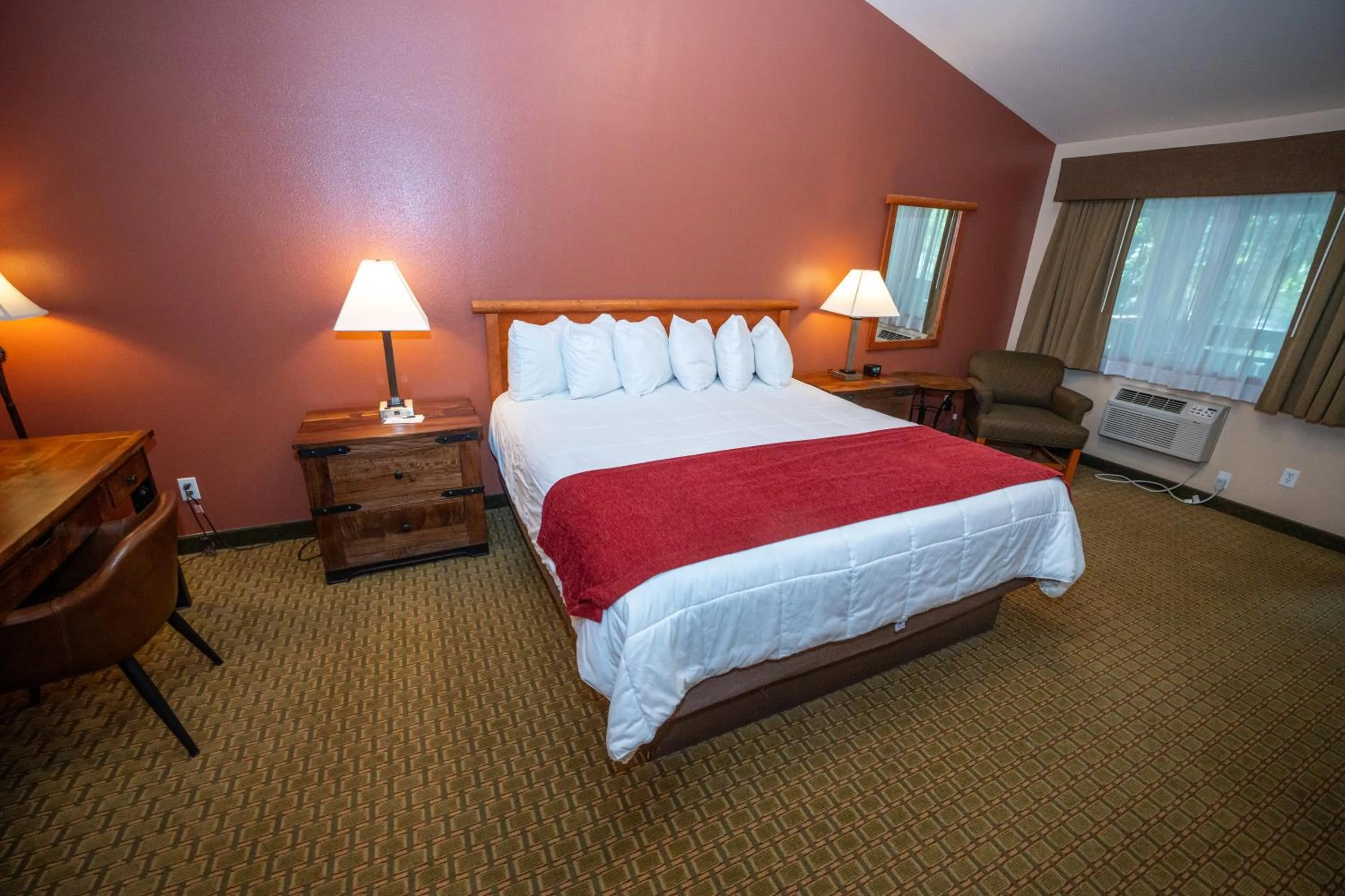 Bed in Silver Moon Inn