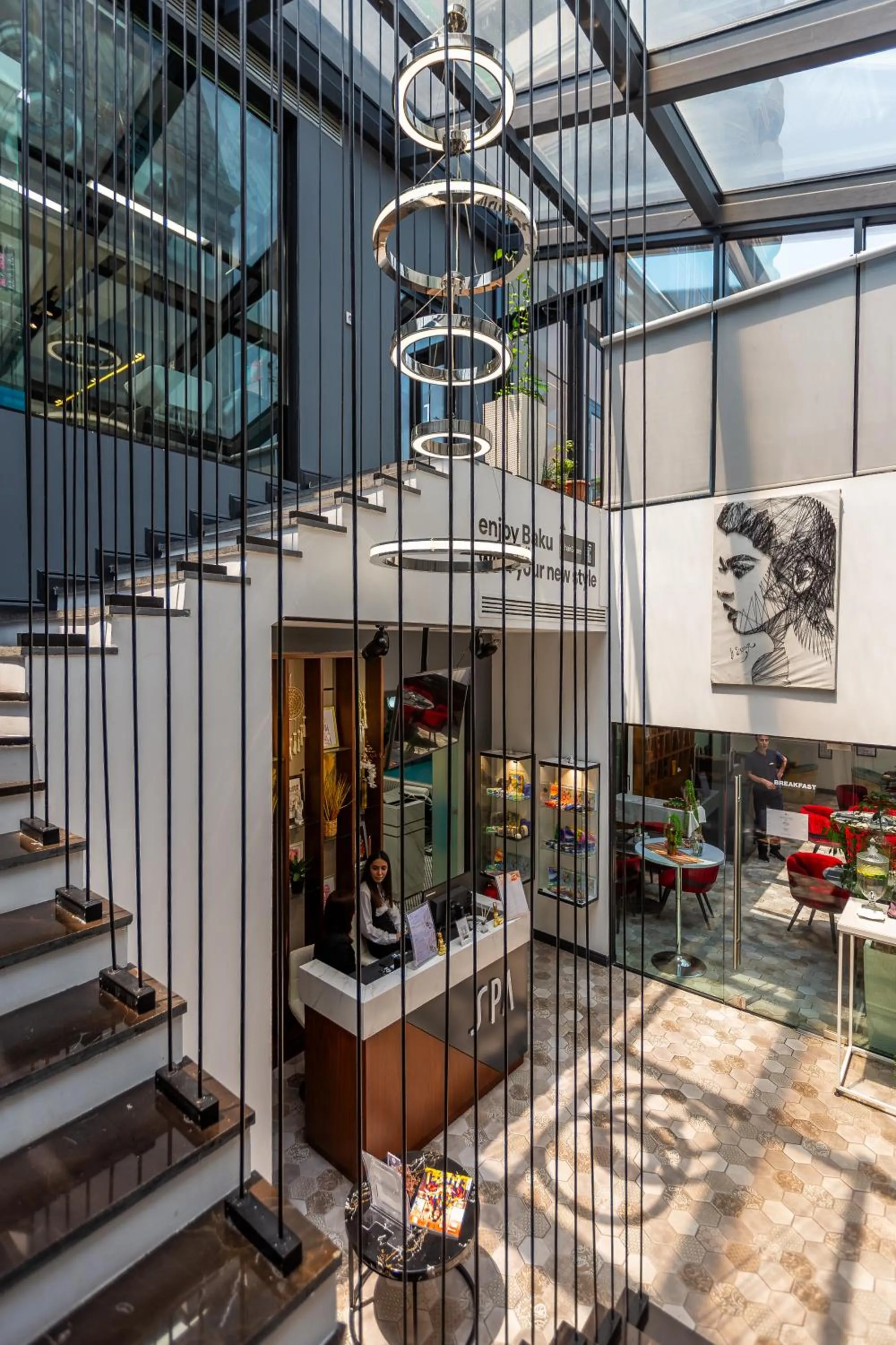 Seating area in Ivy Garden Hotel Baku