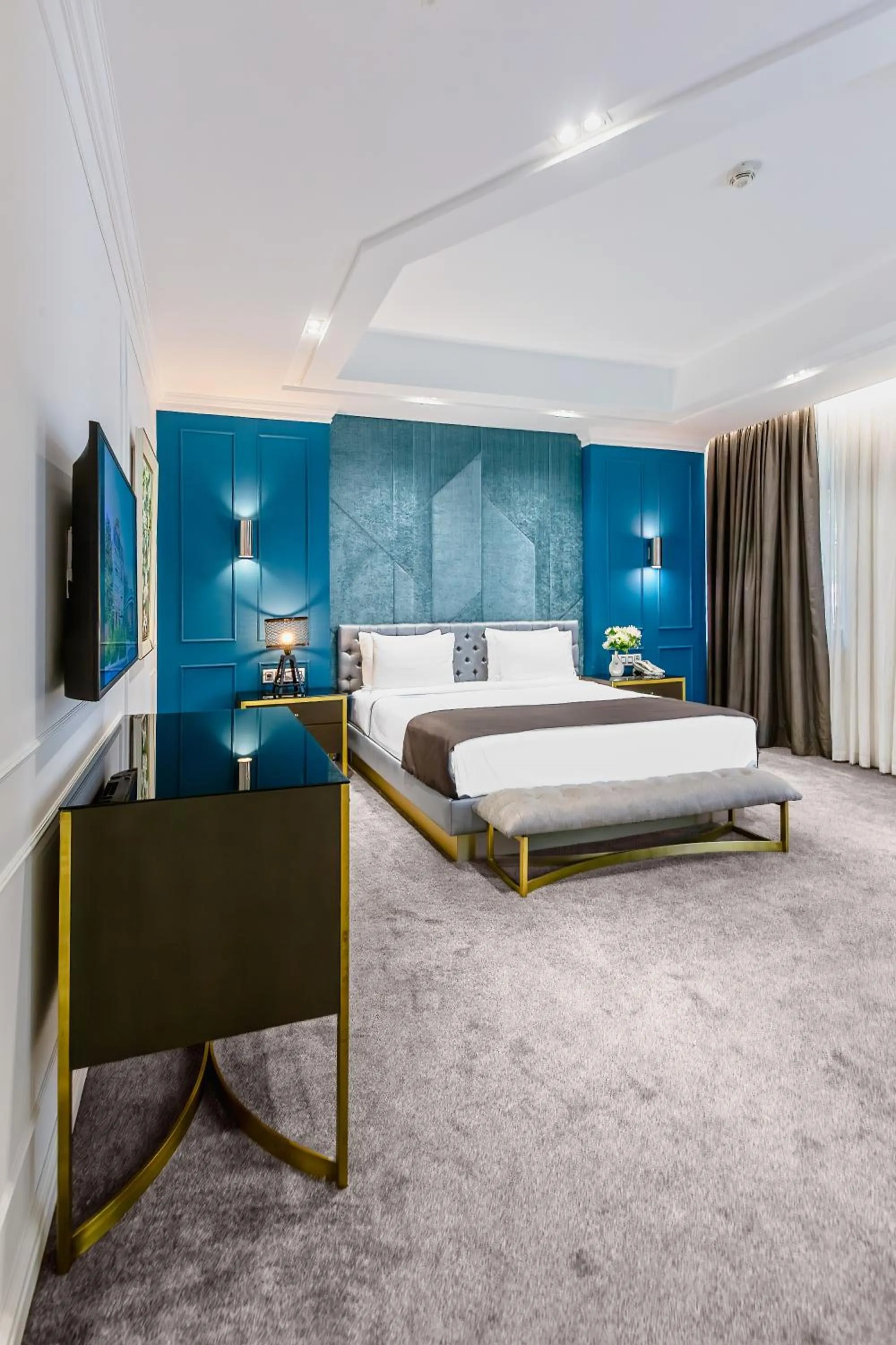 Bed in Ivy Garden Hotel Baku