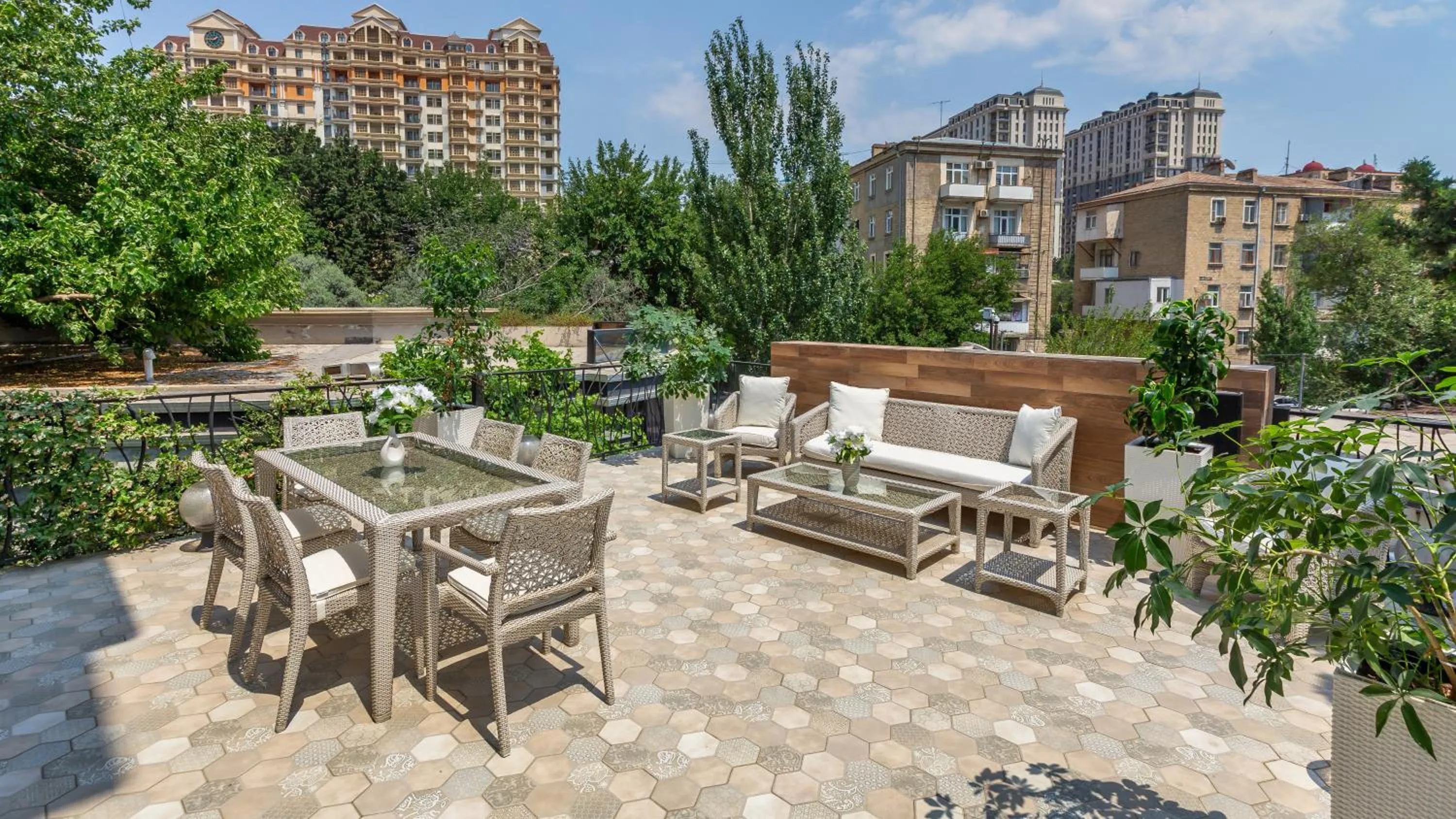 Patio in Ivy Garden Hotel Baku