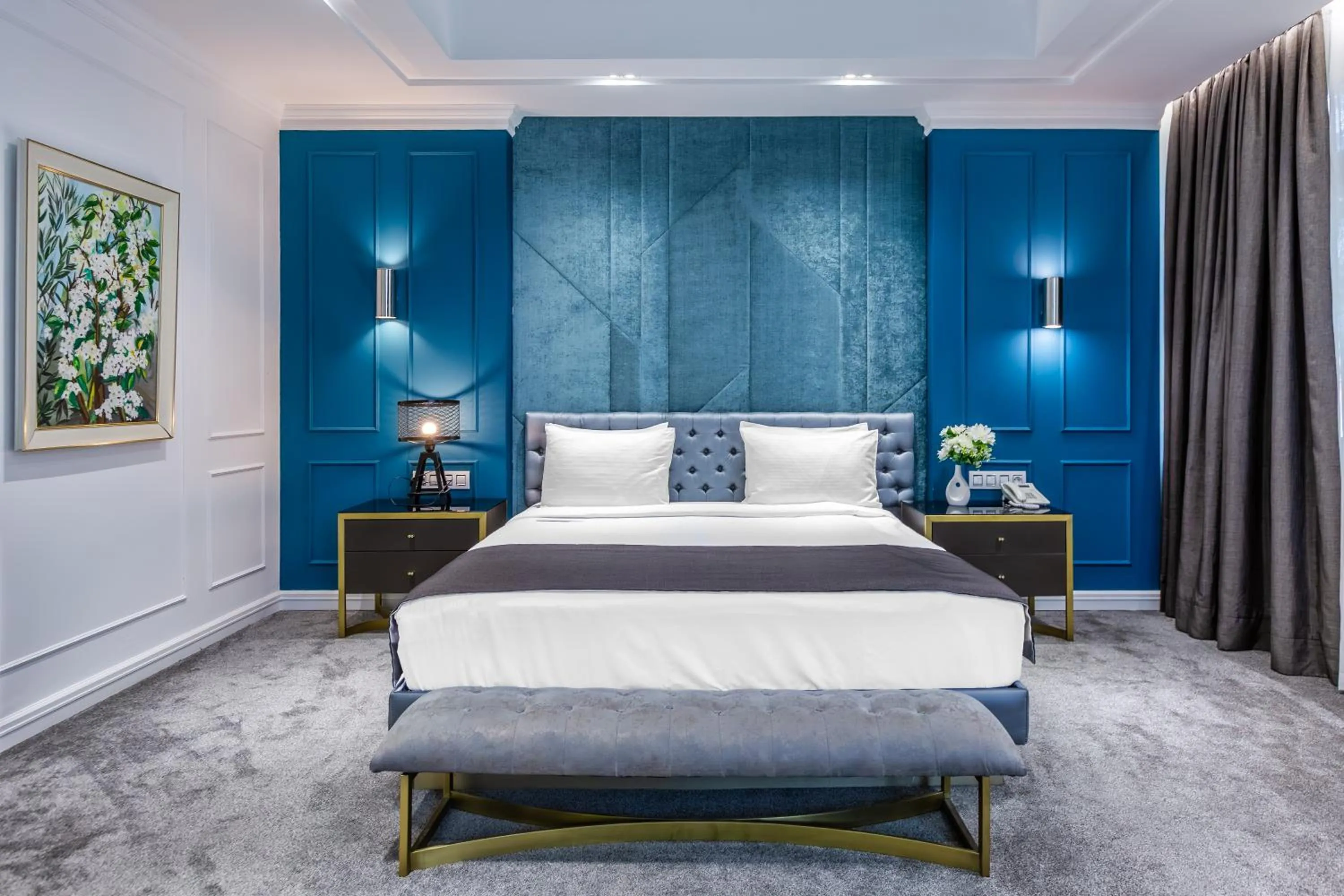 Bed in Ivy Garden Hotel Baku