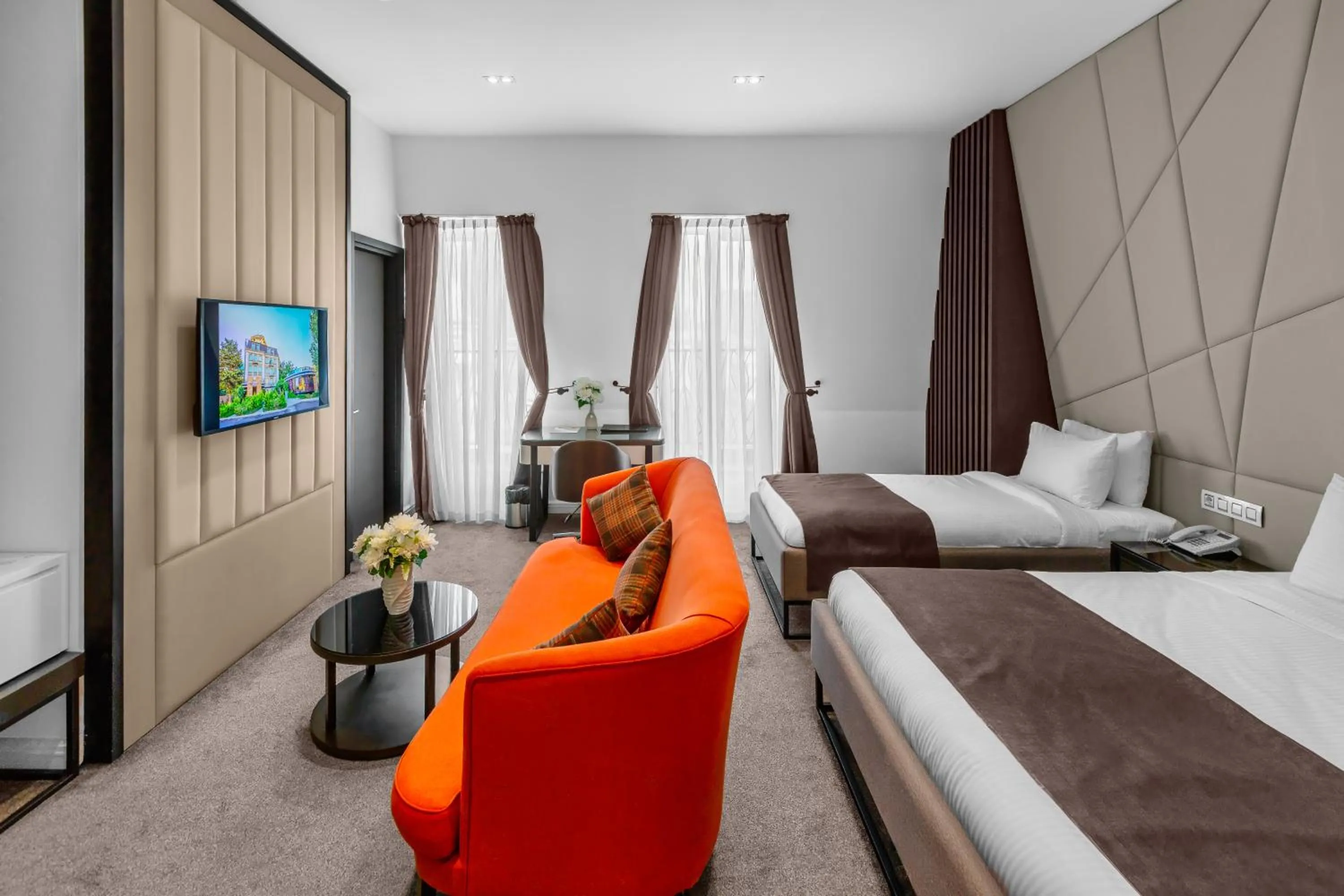 Bed in Ivy Garden Hotel Baku