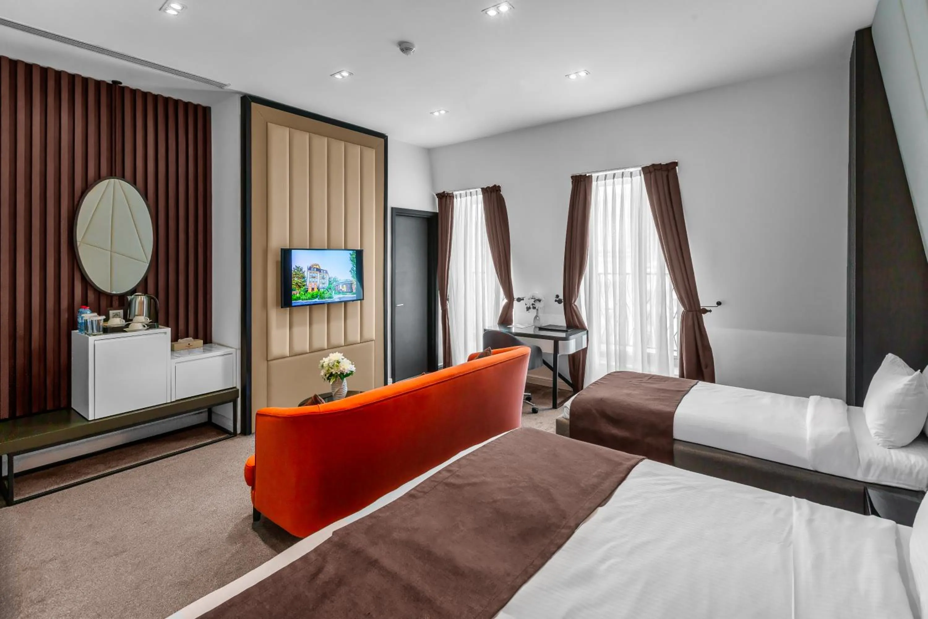 Bed in Ivy Garden Hotel Baku