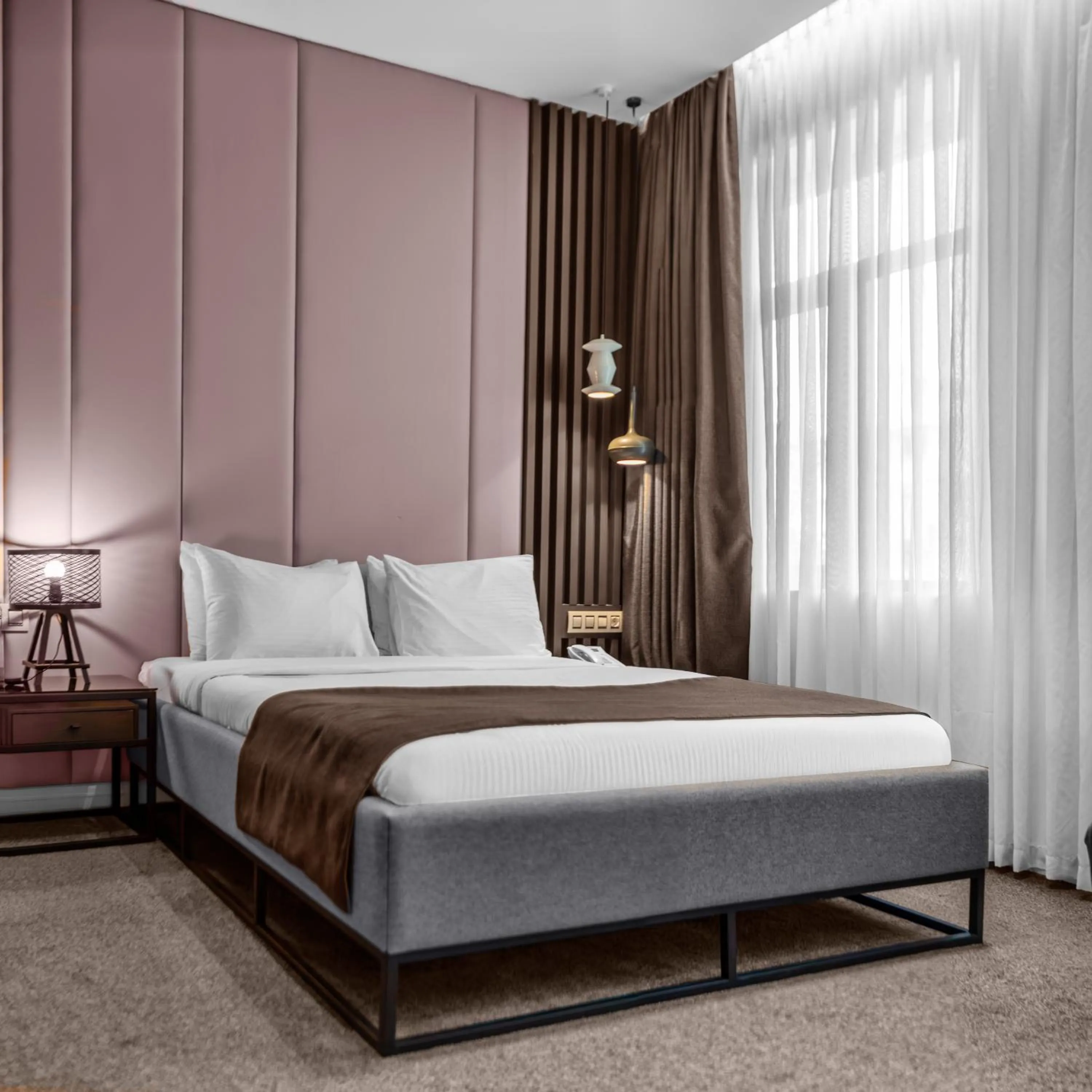 Bed in Ivy Garden Hotel Baku