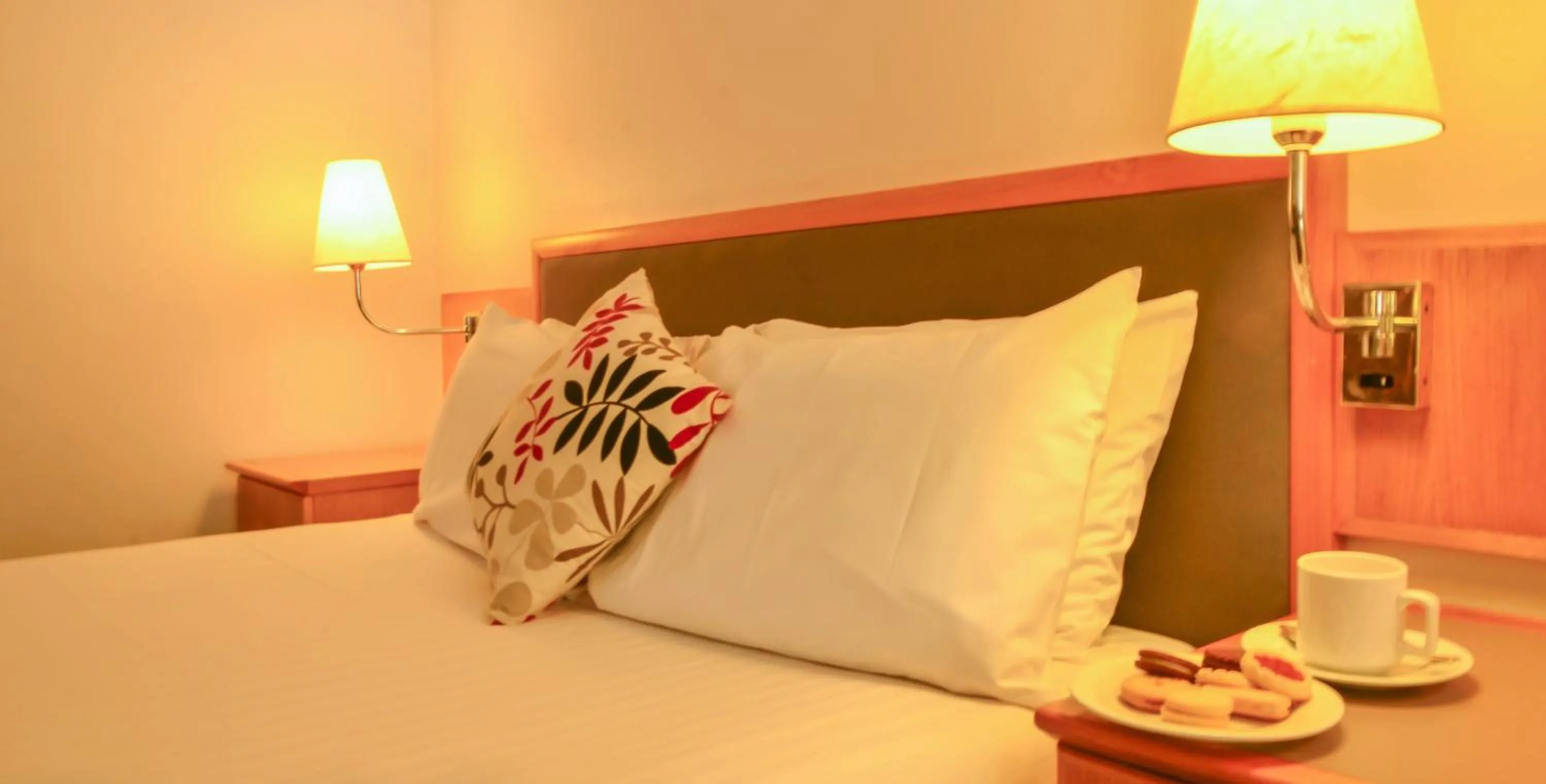 Bed in Meninya Palms Resort Moama