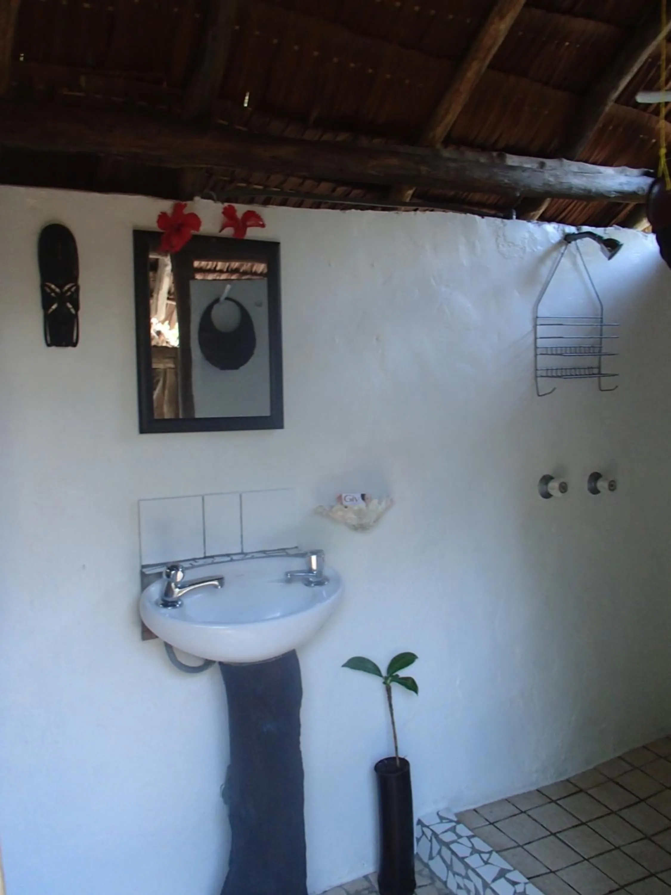 Bathroom in Tranquility Island Eco Dive Resort