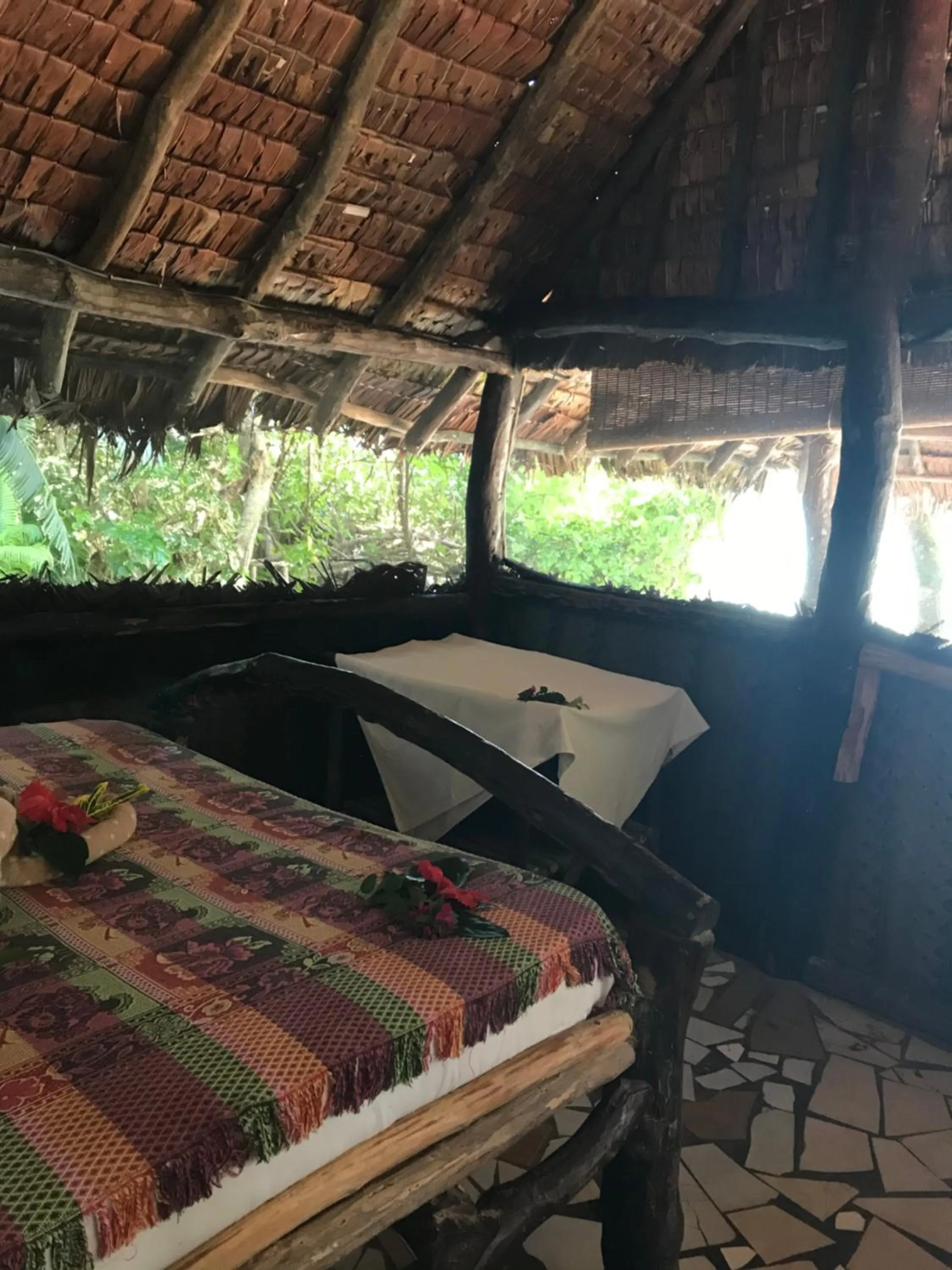 Bedroom, Bed in Tranquility Island Eco Dive Resort