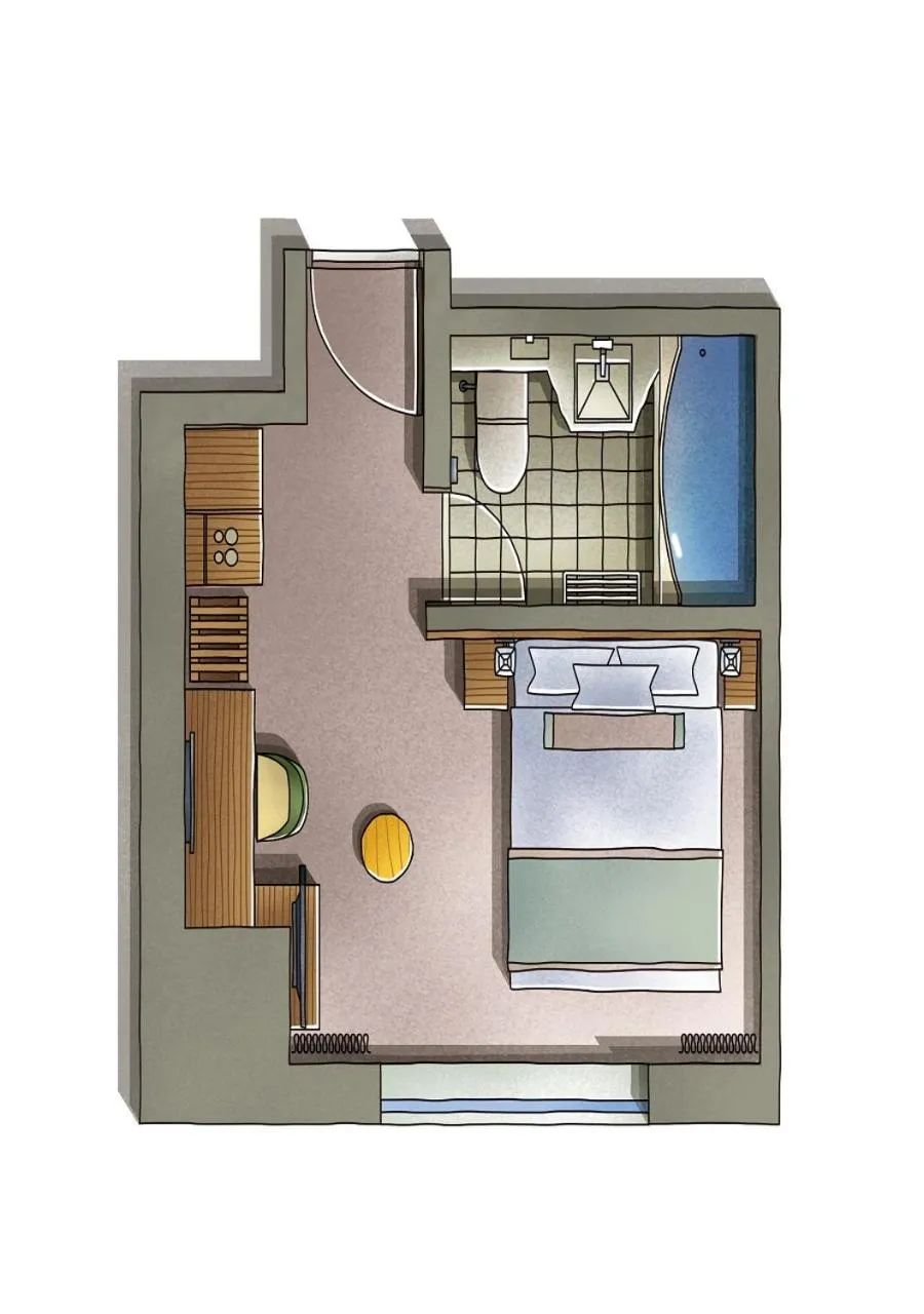 Floor plan in JR Tower Hotel Nikko Sapporo