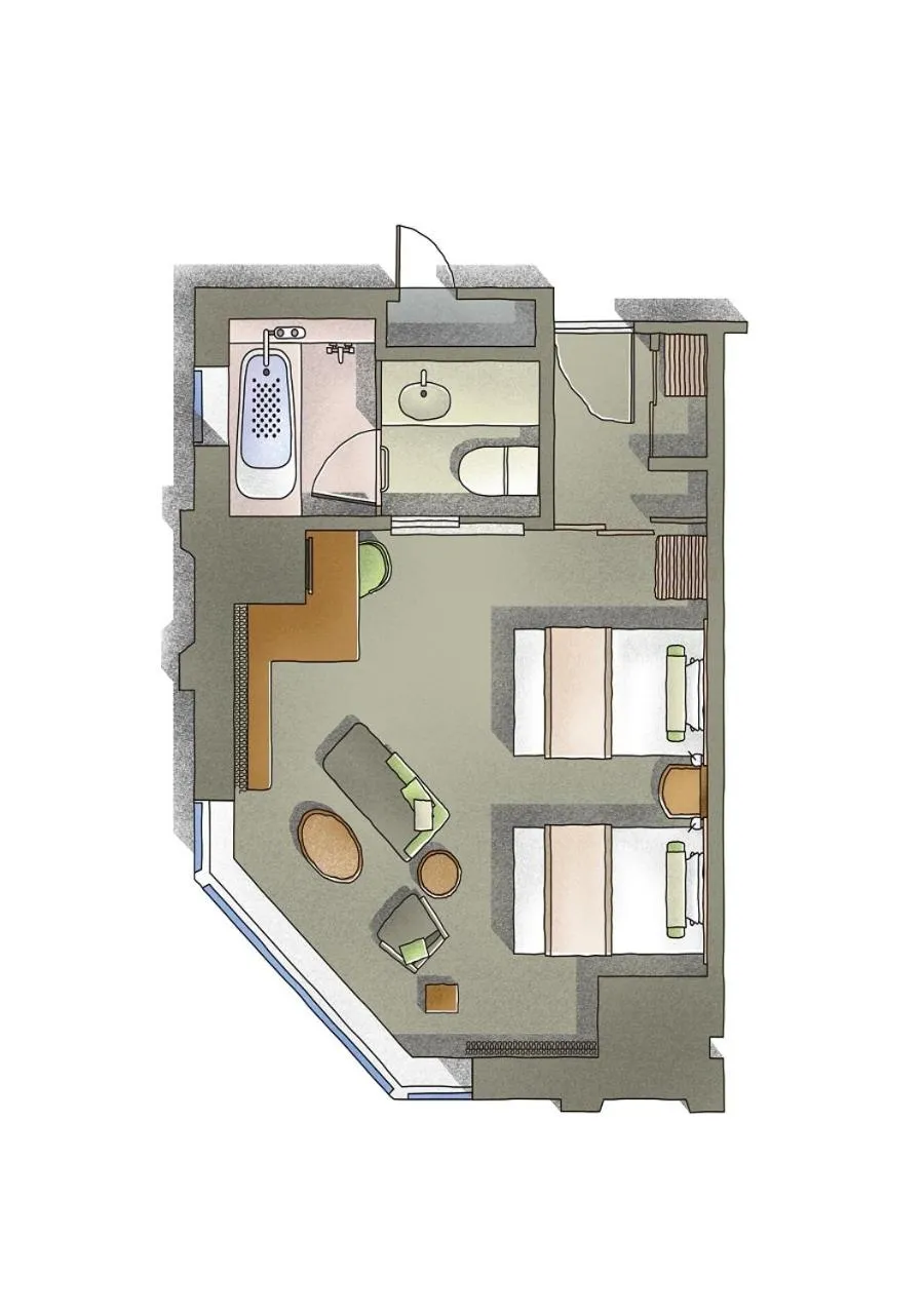 Floor plan in JR Tower Hotel Nikko Sapporo