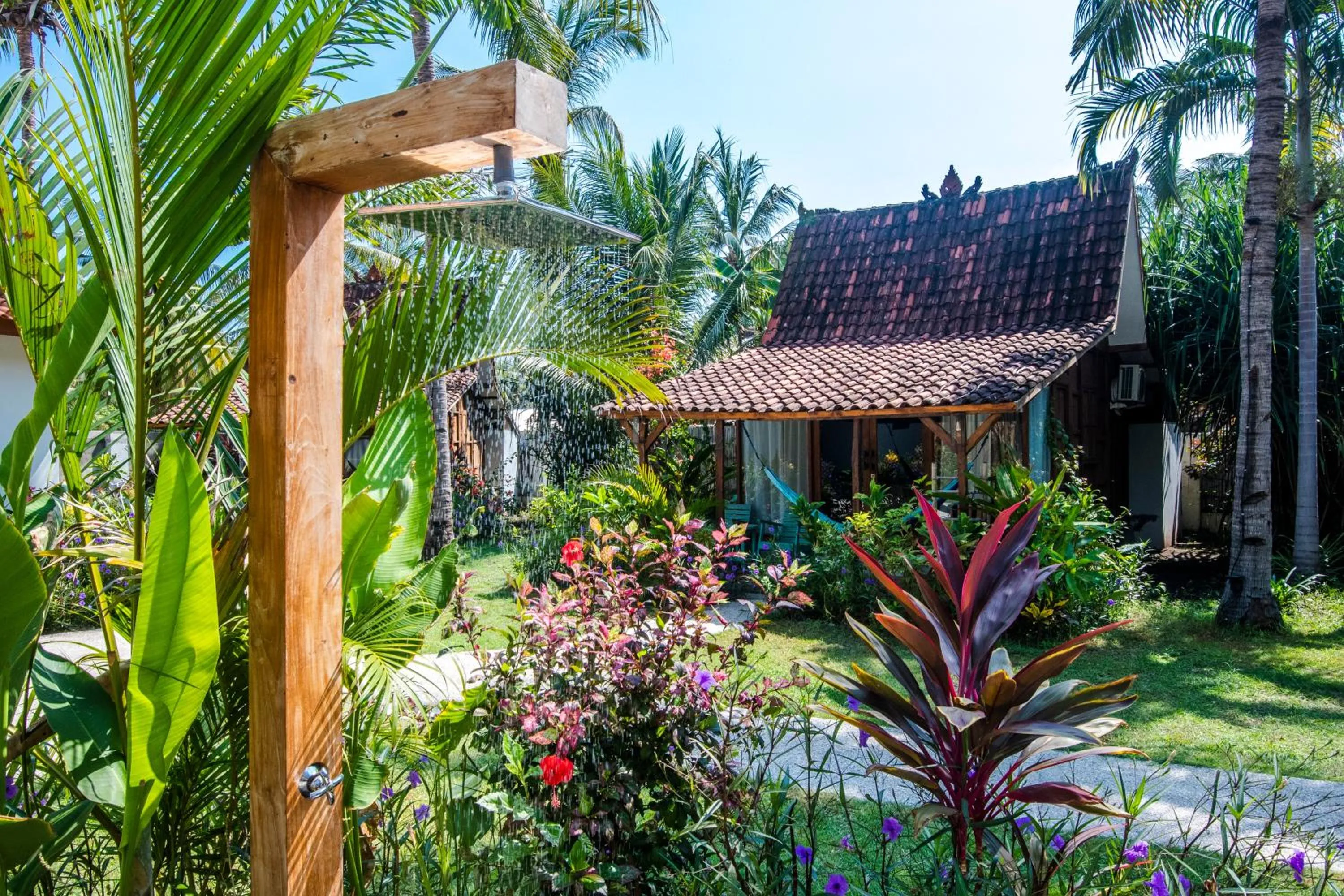 Shower in Coconut Garden Resort