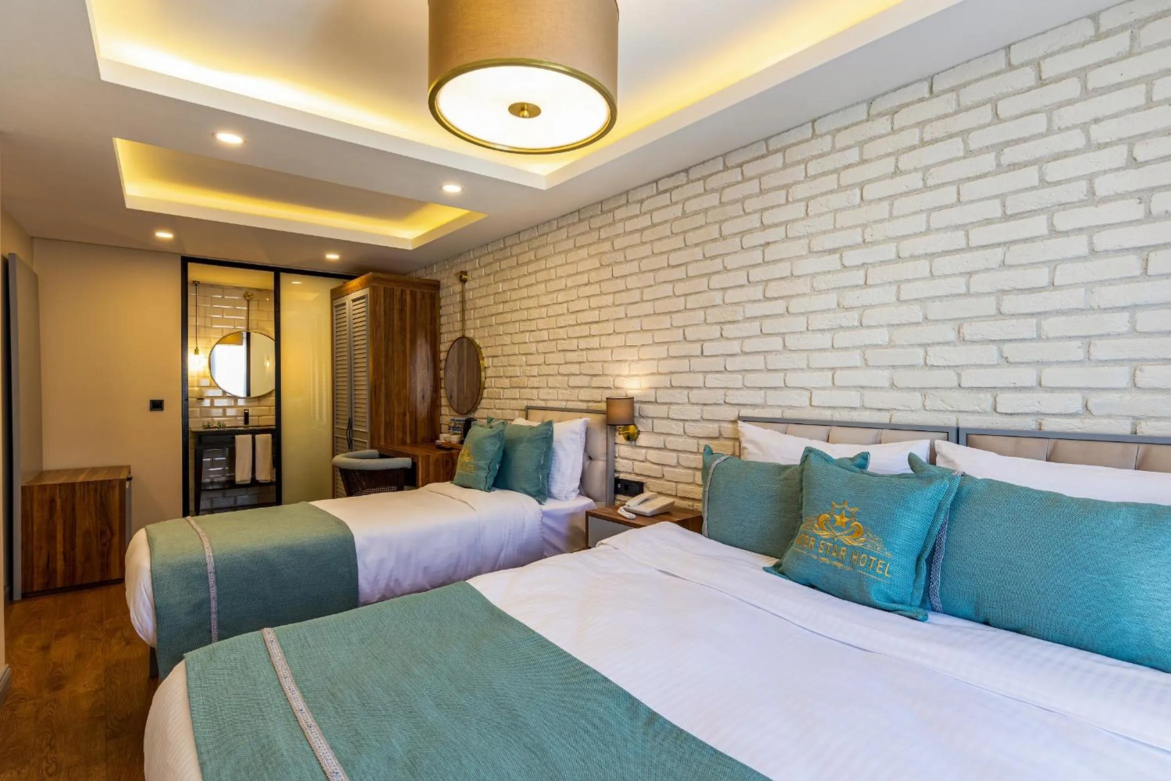 Photo of the whole room, Bed in Interstar Hotel - Sultanahmet