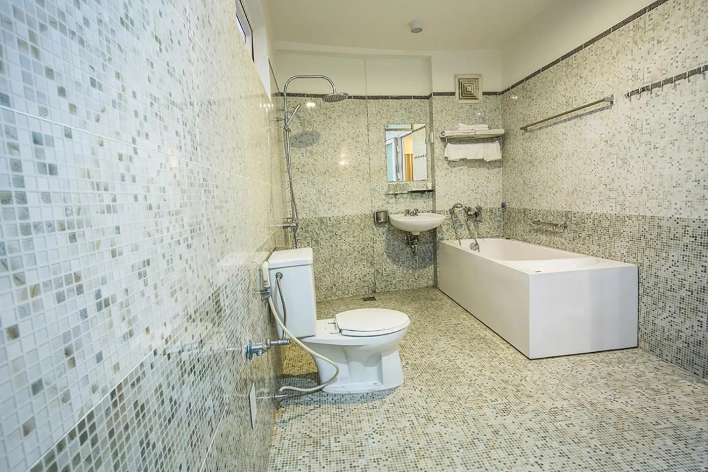 Shower in My Lan Hanoi Hotel