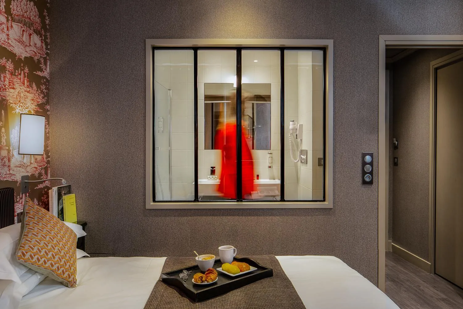 Bedroom, Bed in Hotel Louison