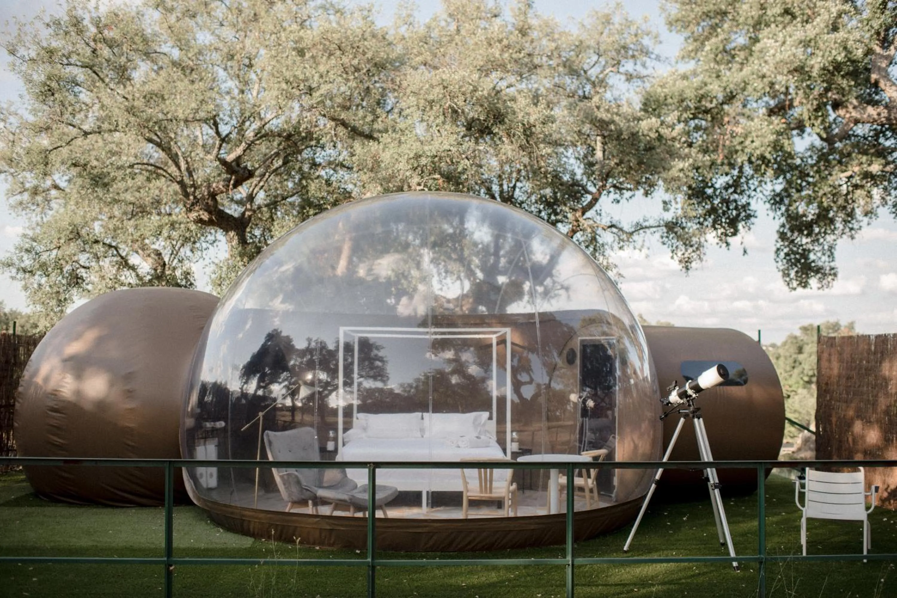 Garden view in Finca El Cortiñal