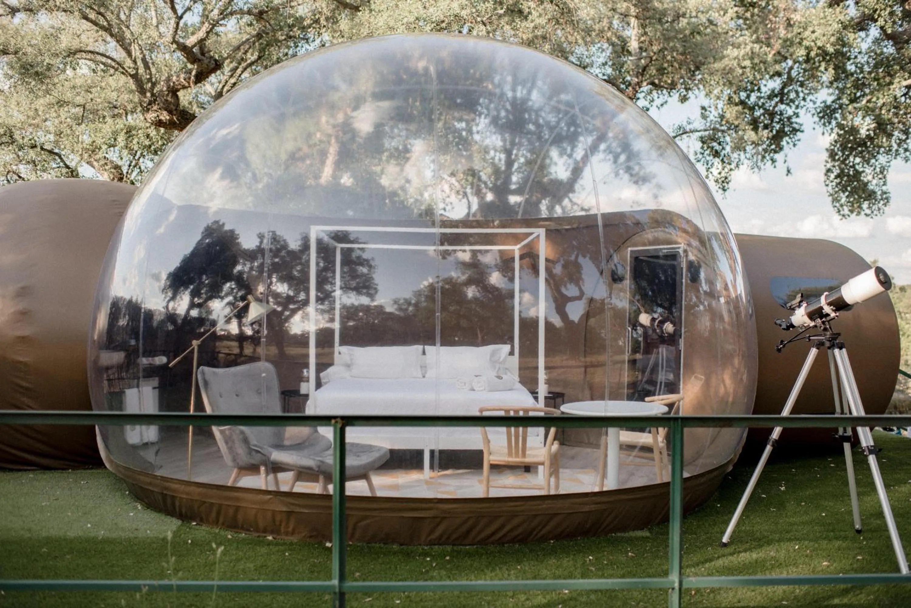 Garden view in Finca El Cortiñal