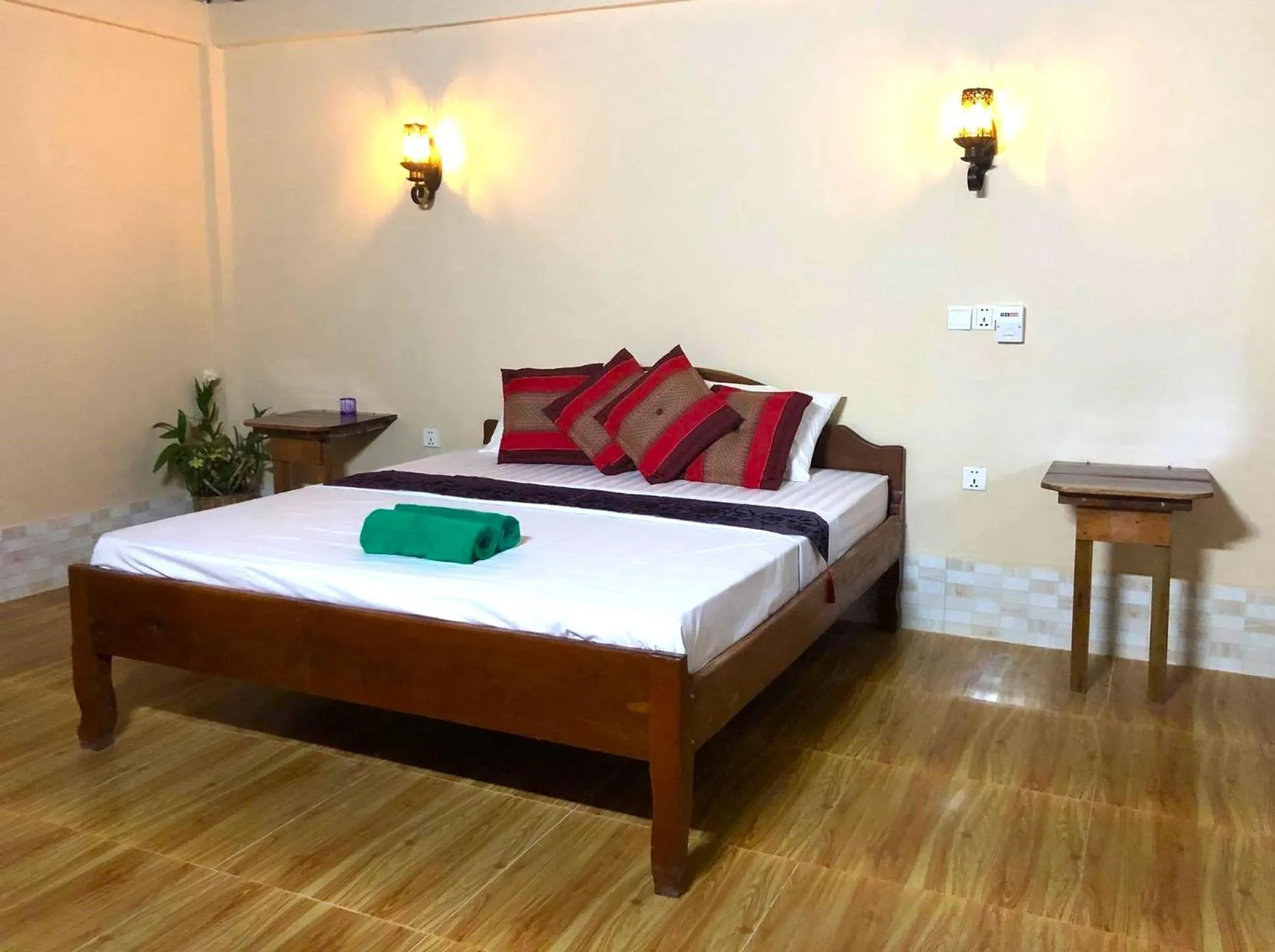 Bedroom, Bed in Green Mango Bungalows