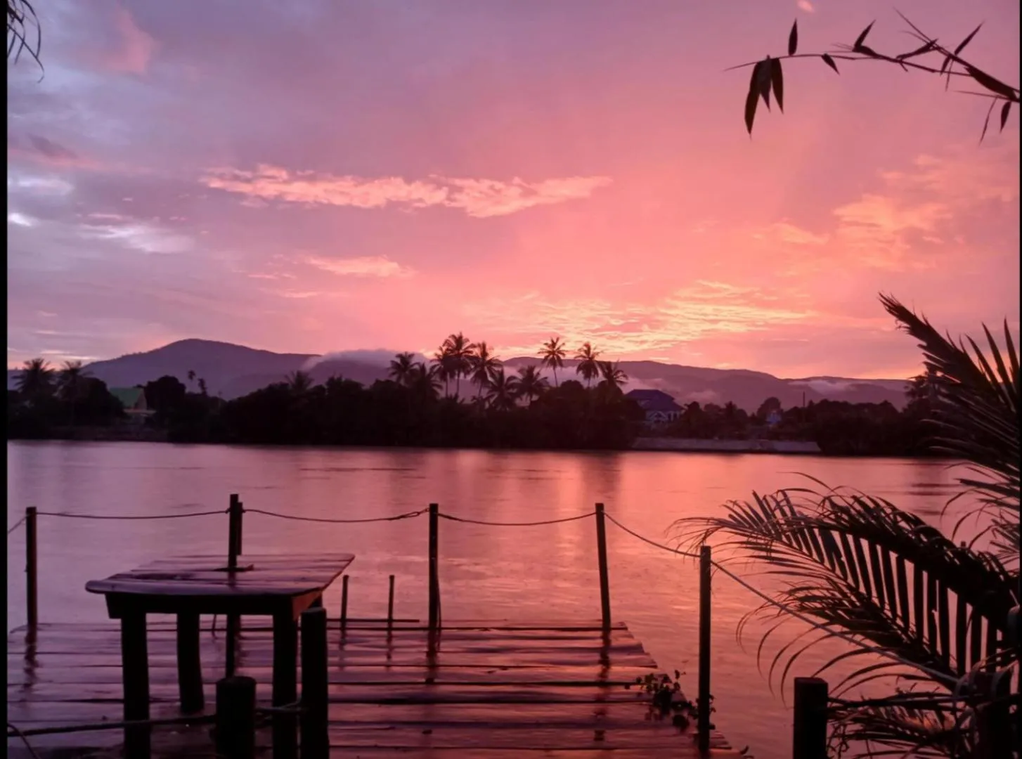 River view in Green Mango Bungalows