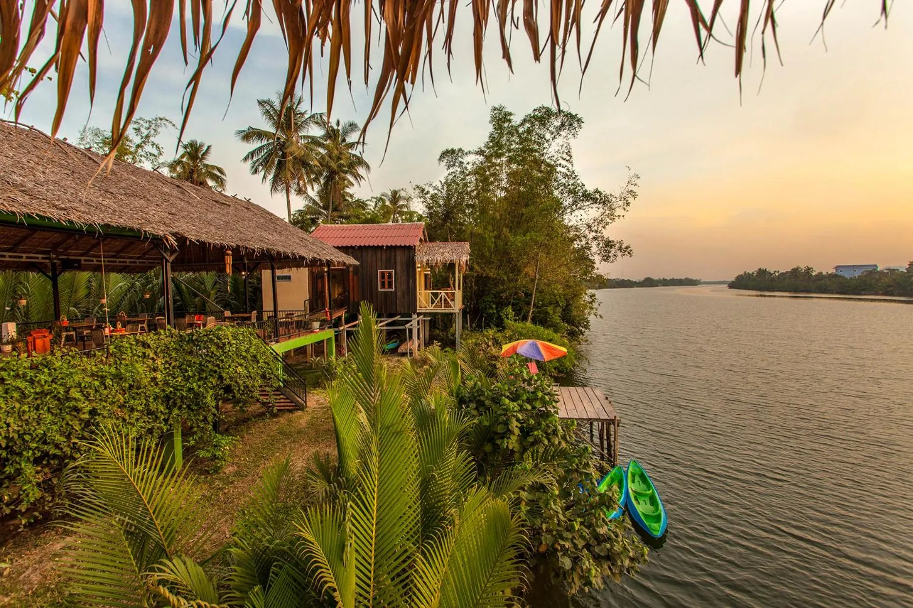 Swimming pool in Green Mango Bungalows