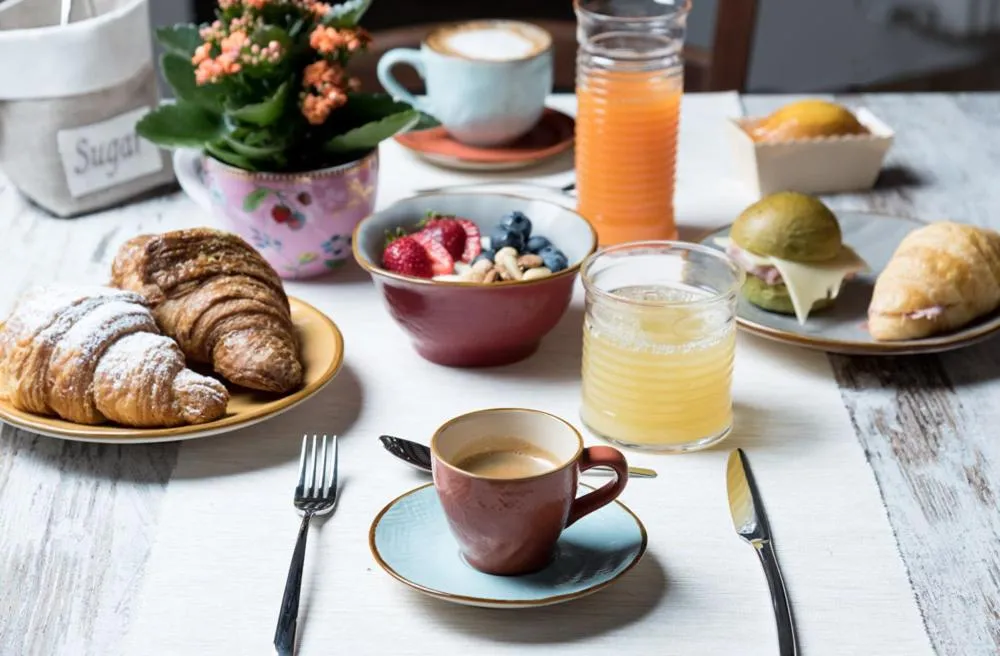 Italian breakfast in ValleChiara B&B