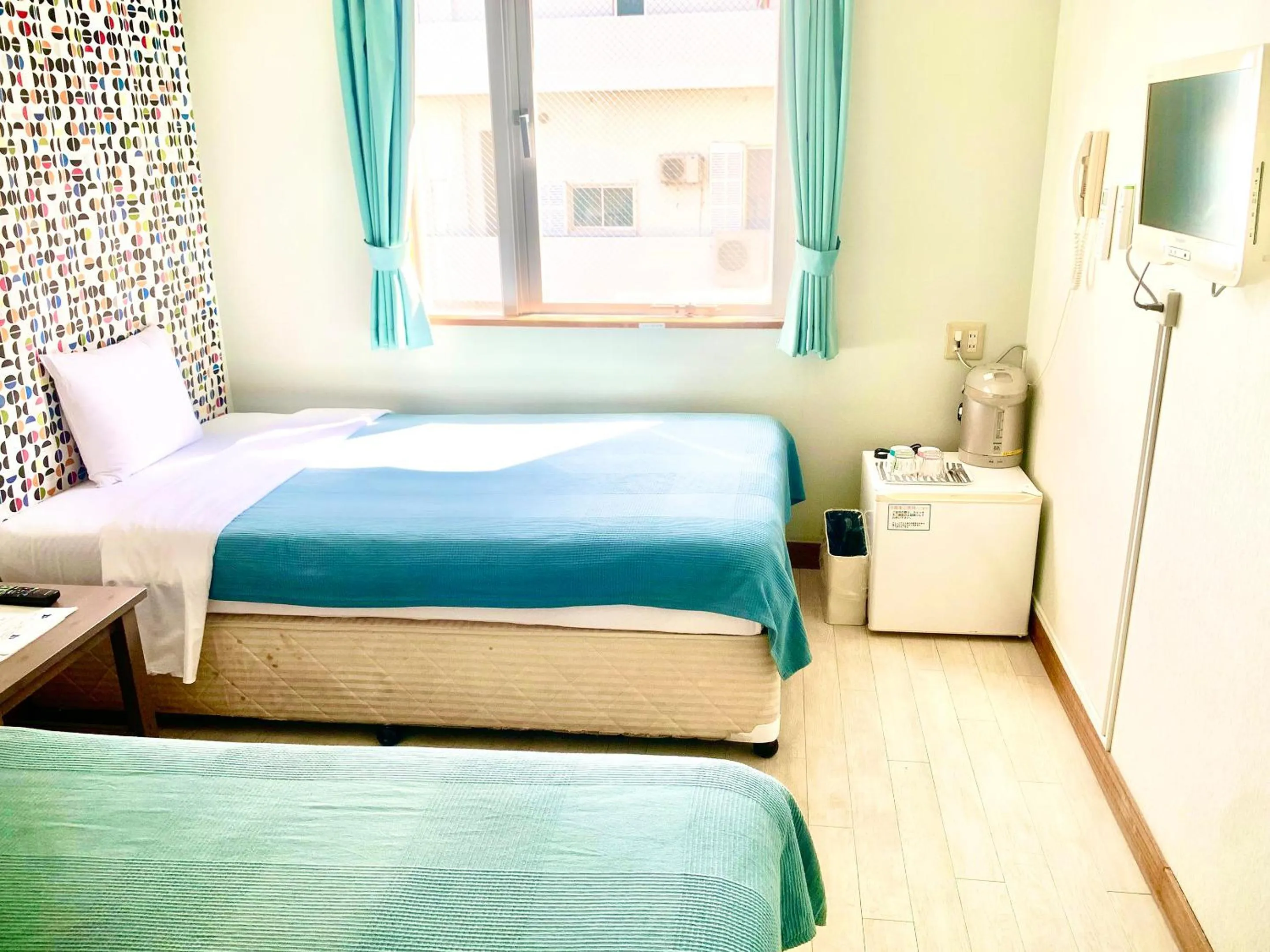 Bedroom, Bed in Hotel Happy Holiday Ishigaki