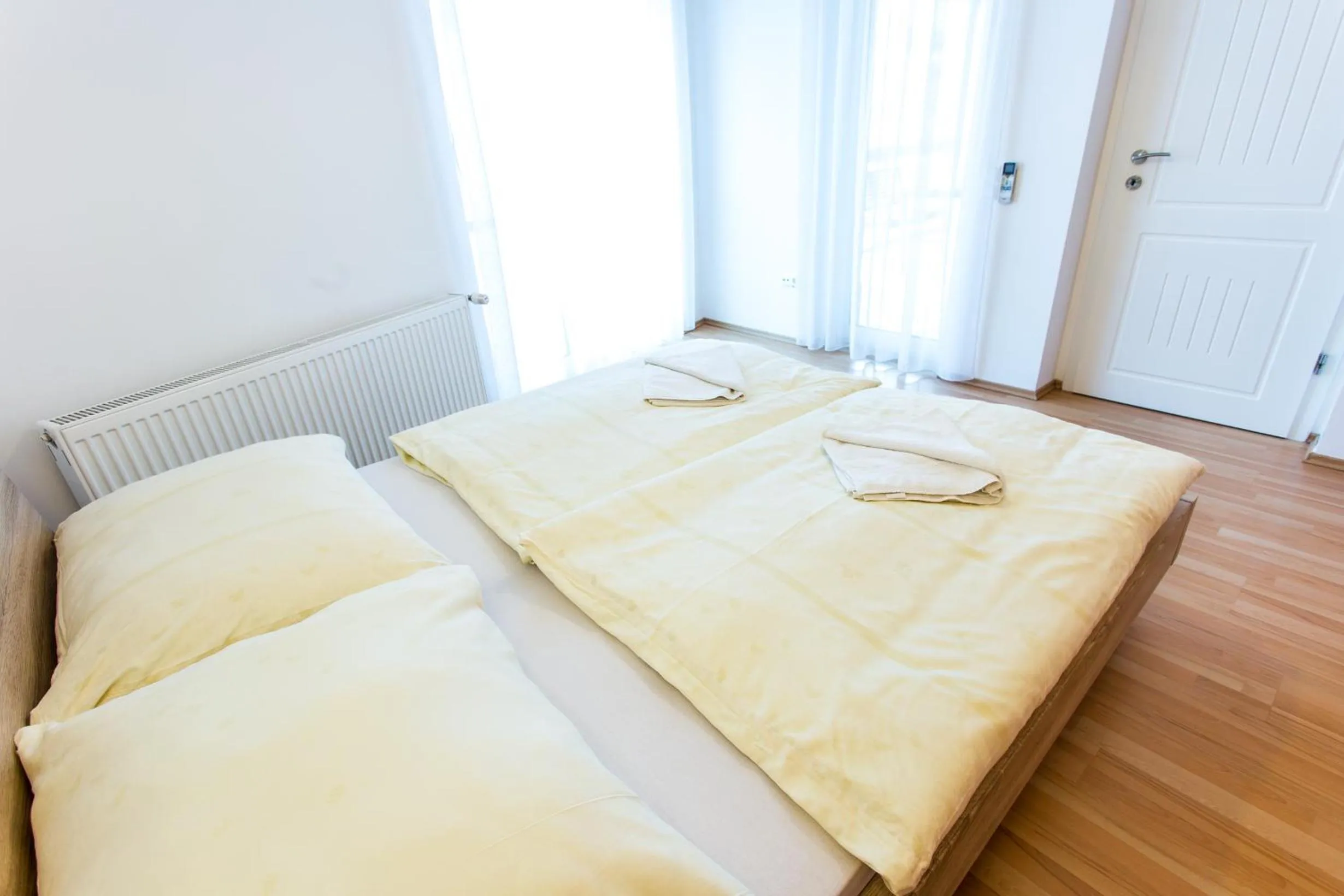 Bedroom, Bed in Luxury Apartment Hotel Siófok