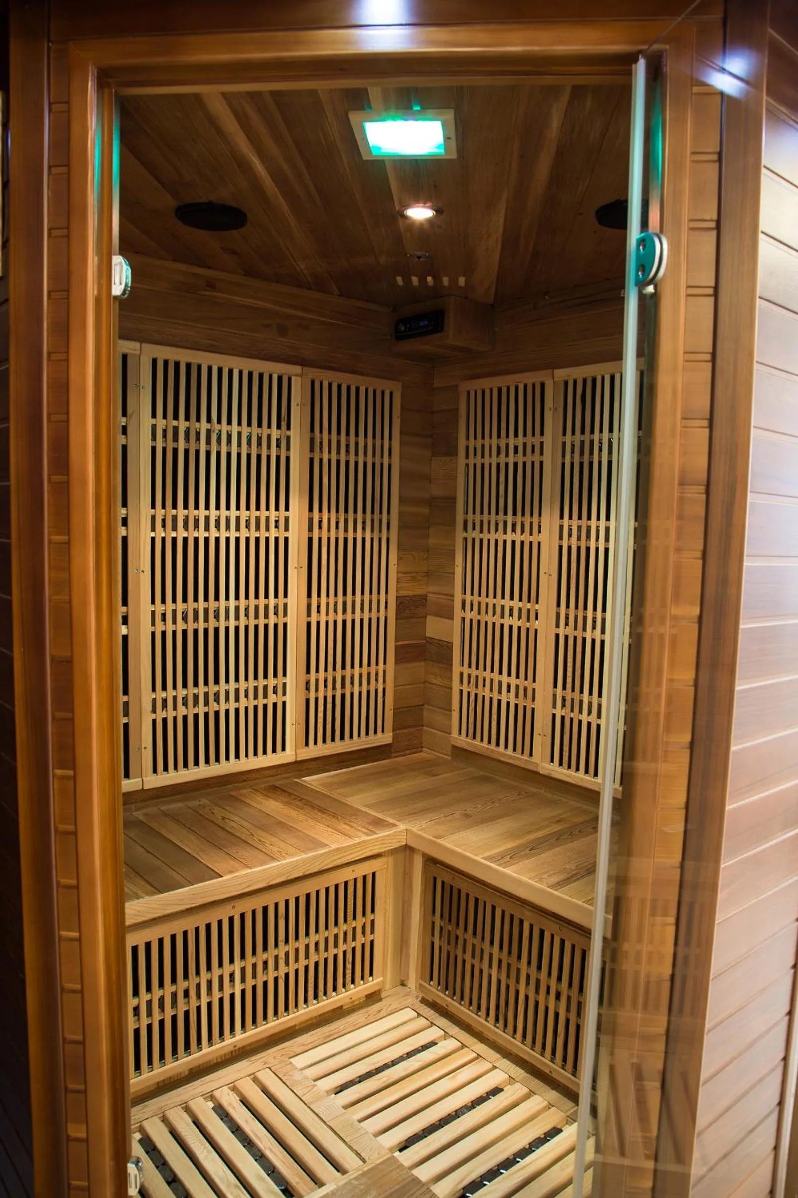 Sauna in Luxury Apartment Hotel Siófok