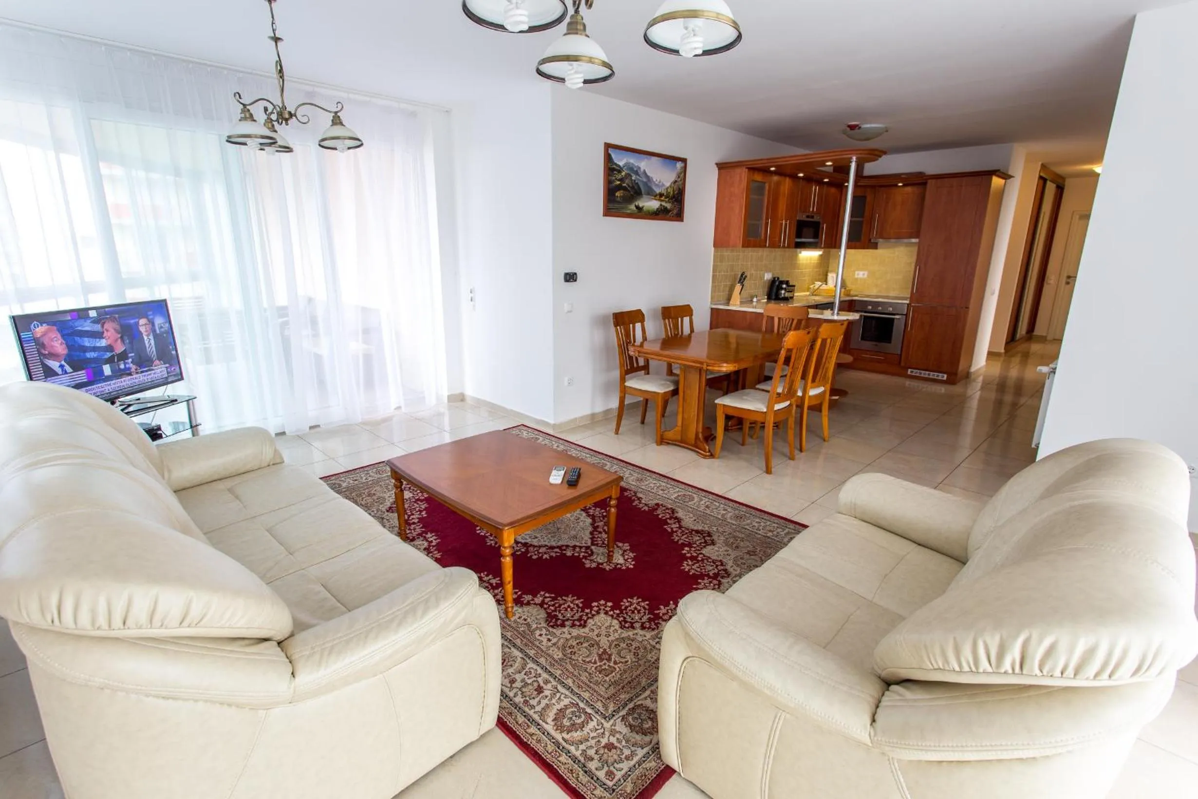 Living room in Luxury Apartment Hotel Siófok