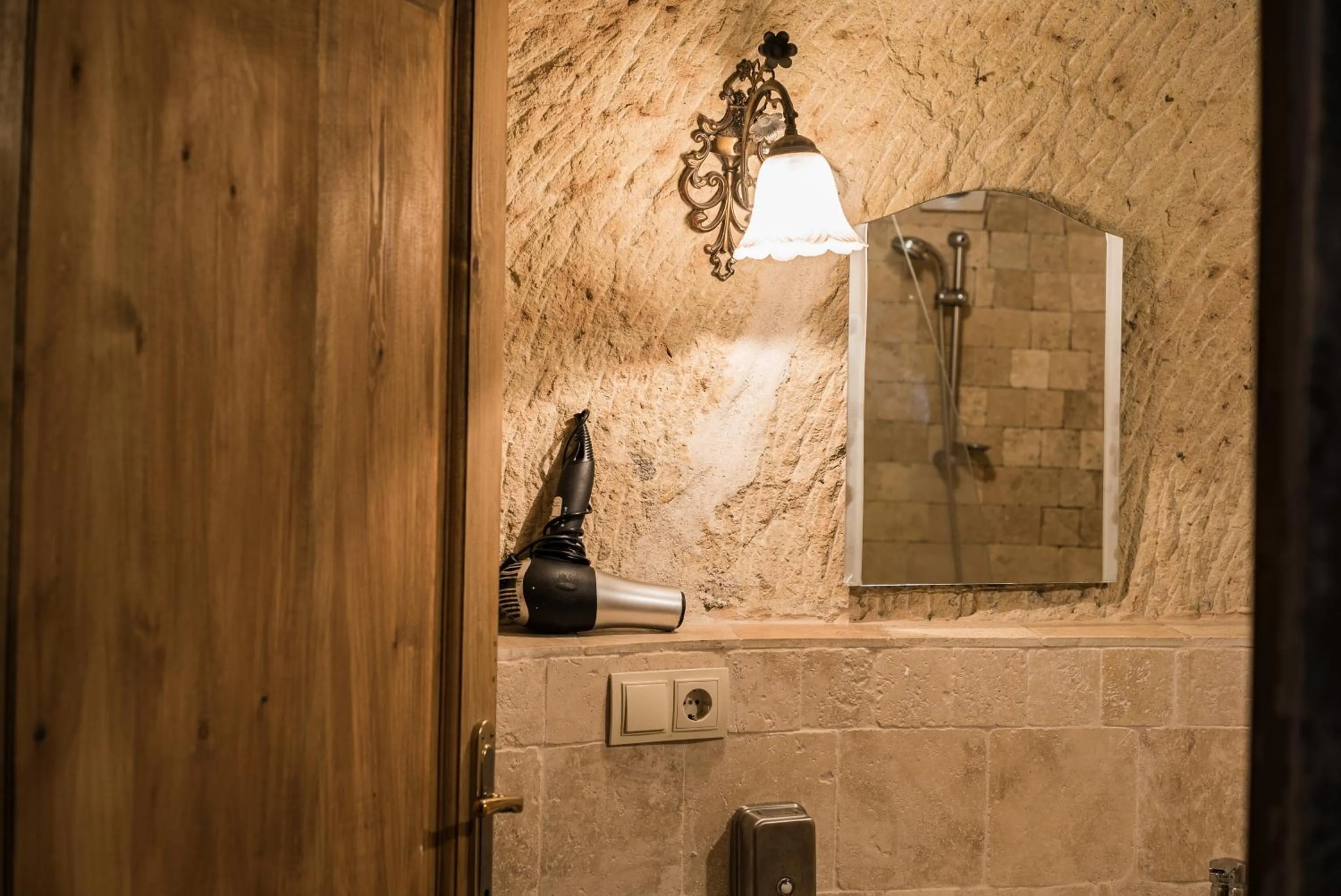 Bathroom in Atilla's Cave Hotel