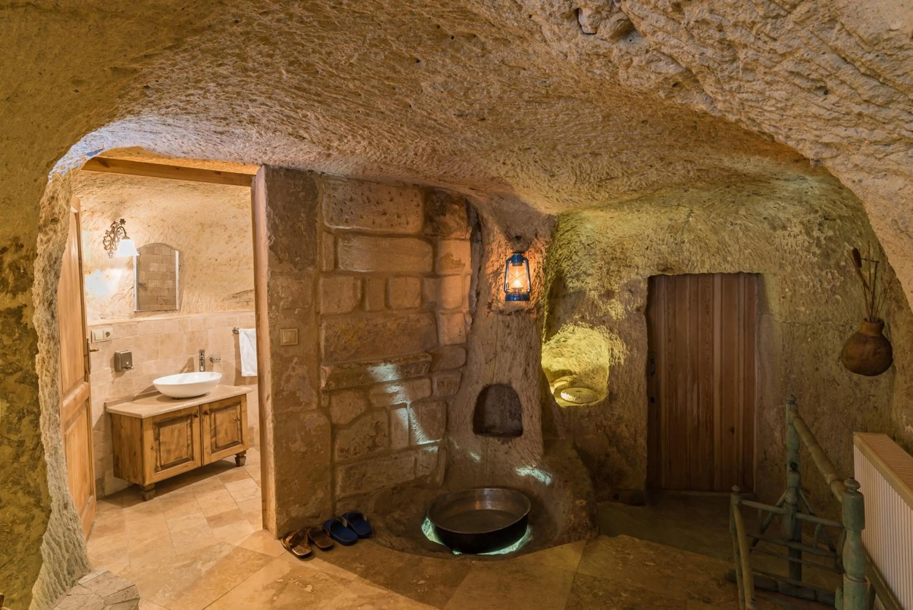 Bathroom in Atilla's Cave Hotel