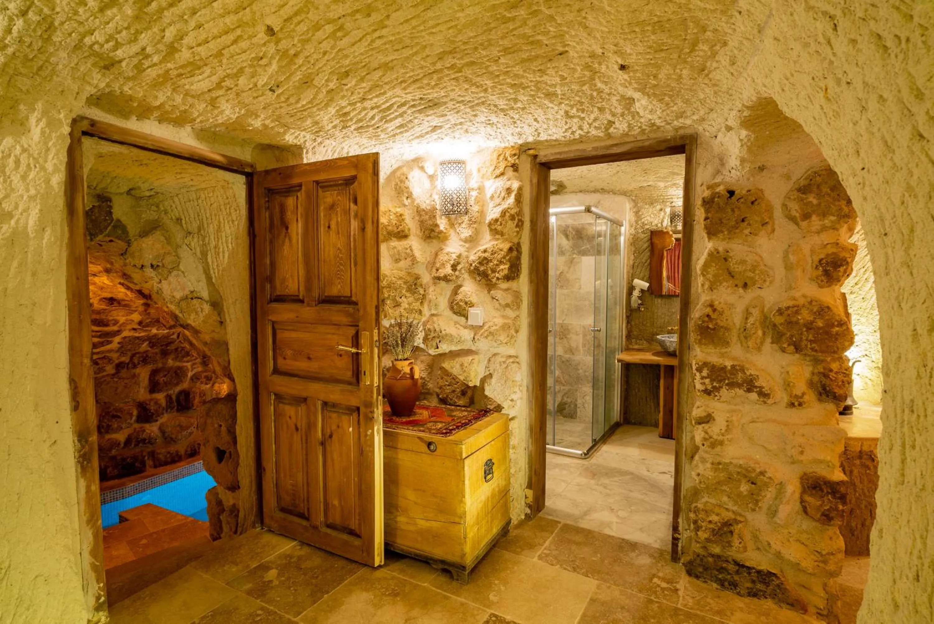 Bathroom in Atilla's Cave Hotel