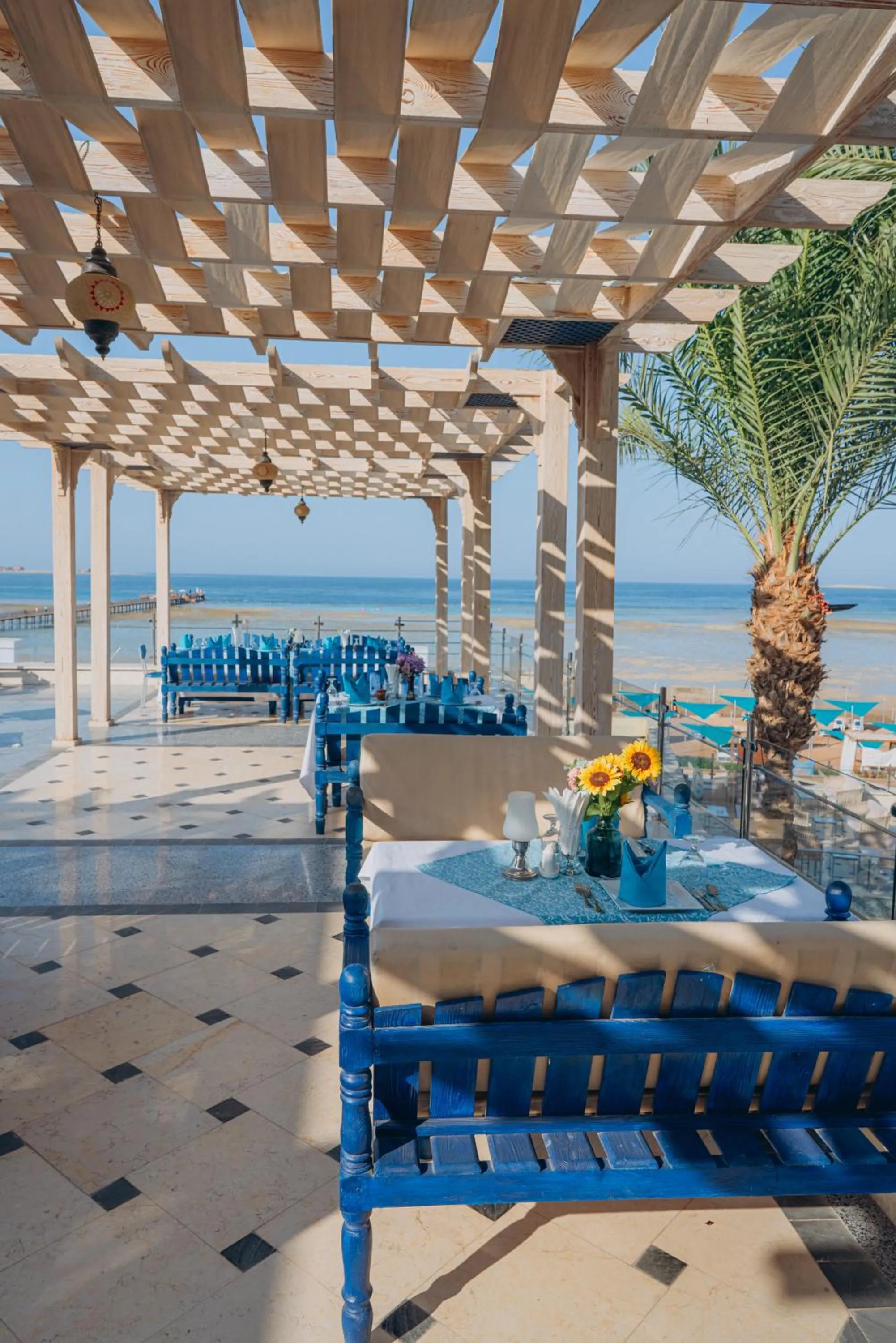 Seating area in Gravity Hotel & Aqua Park Sahl Hasheesh Families and Couples Only