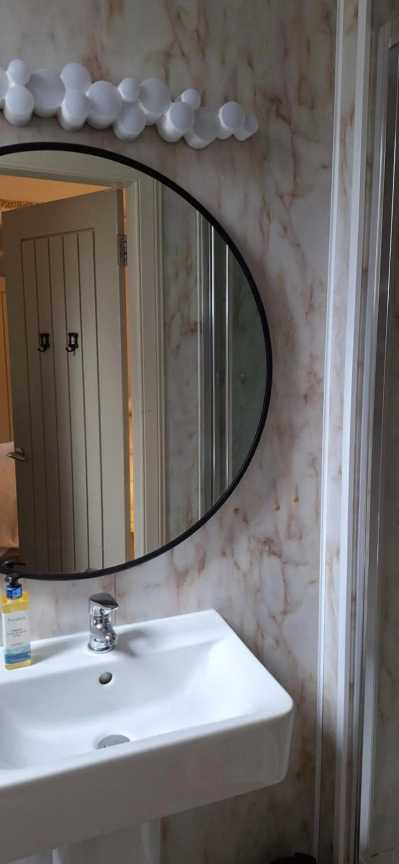 Shower in Lochend Chalets