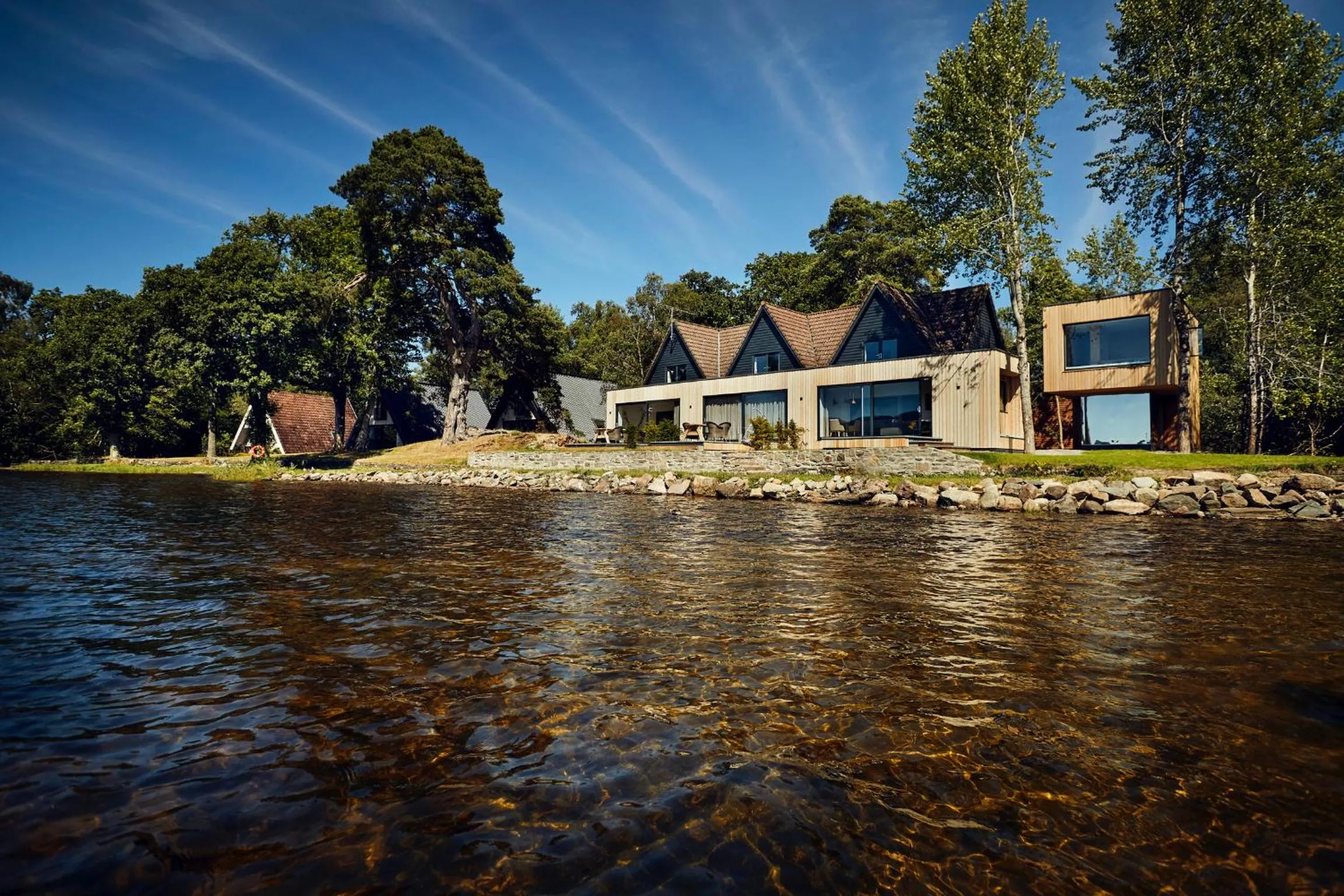 Natural landscape in Lochend Chalets